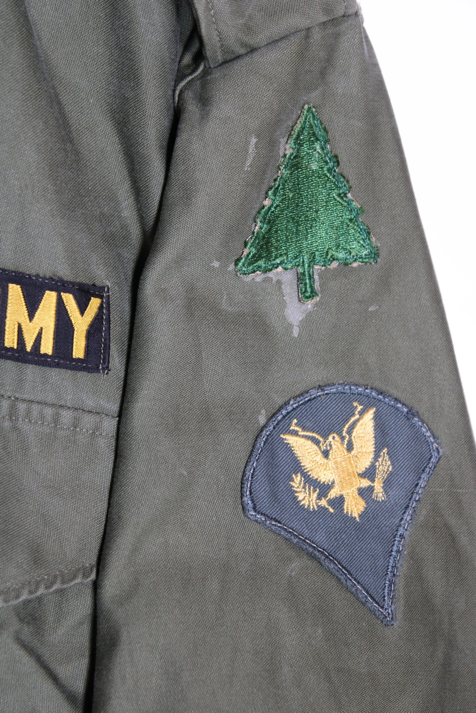US Army M-1951 M51 Field Jacket OG-107 Medium Regular 91st Training Division