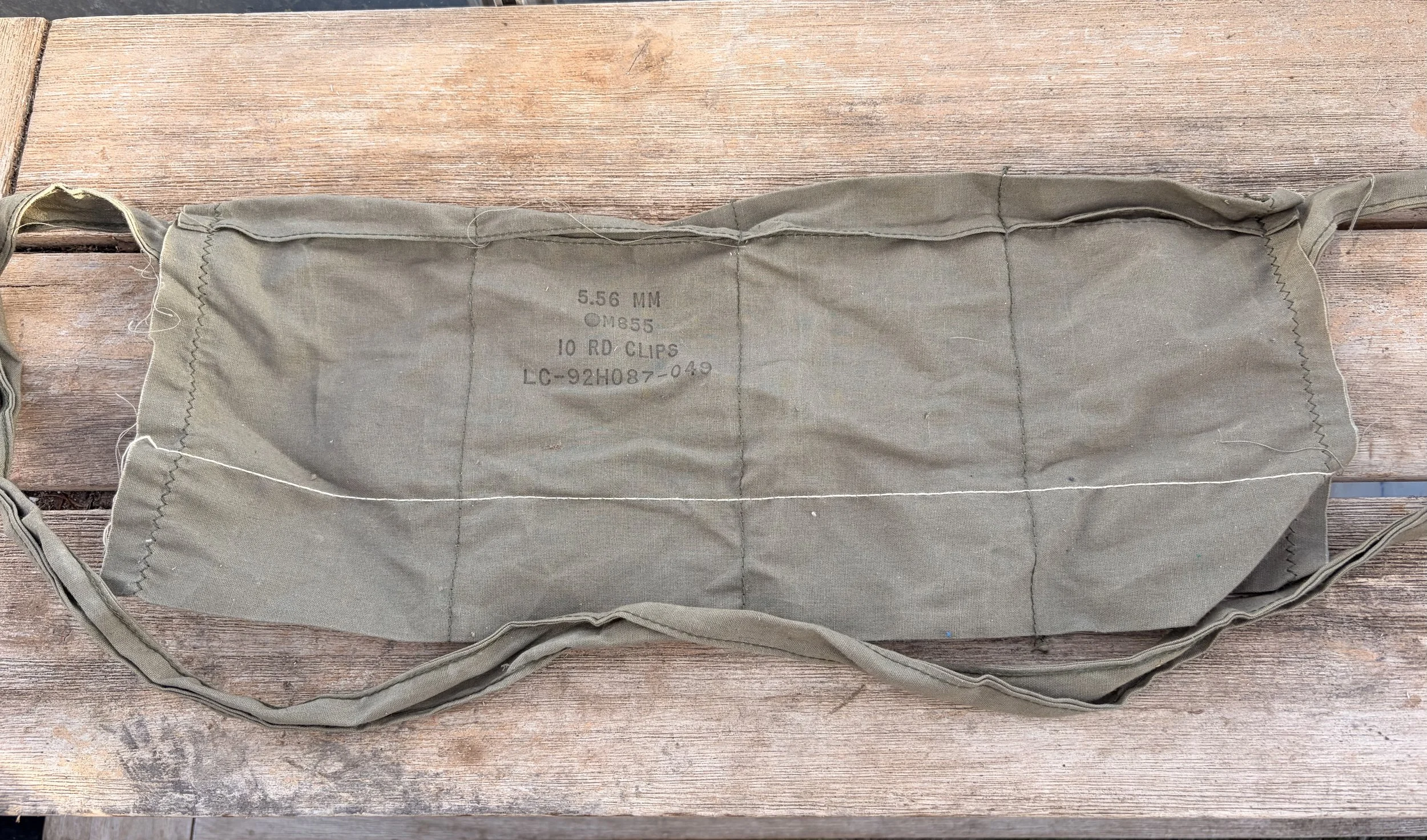4 Cell M16 Vietnam War Bandolier