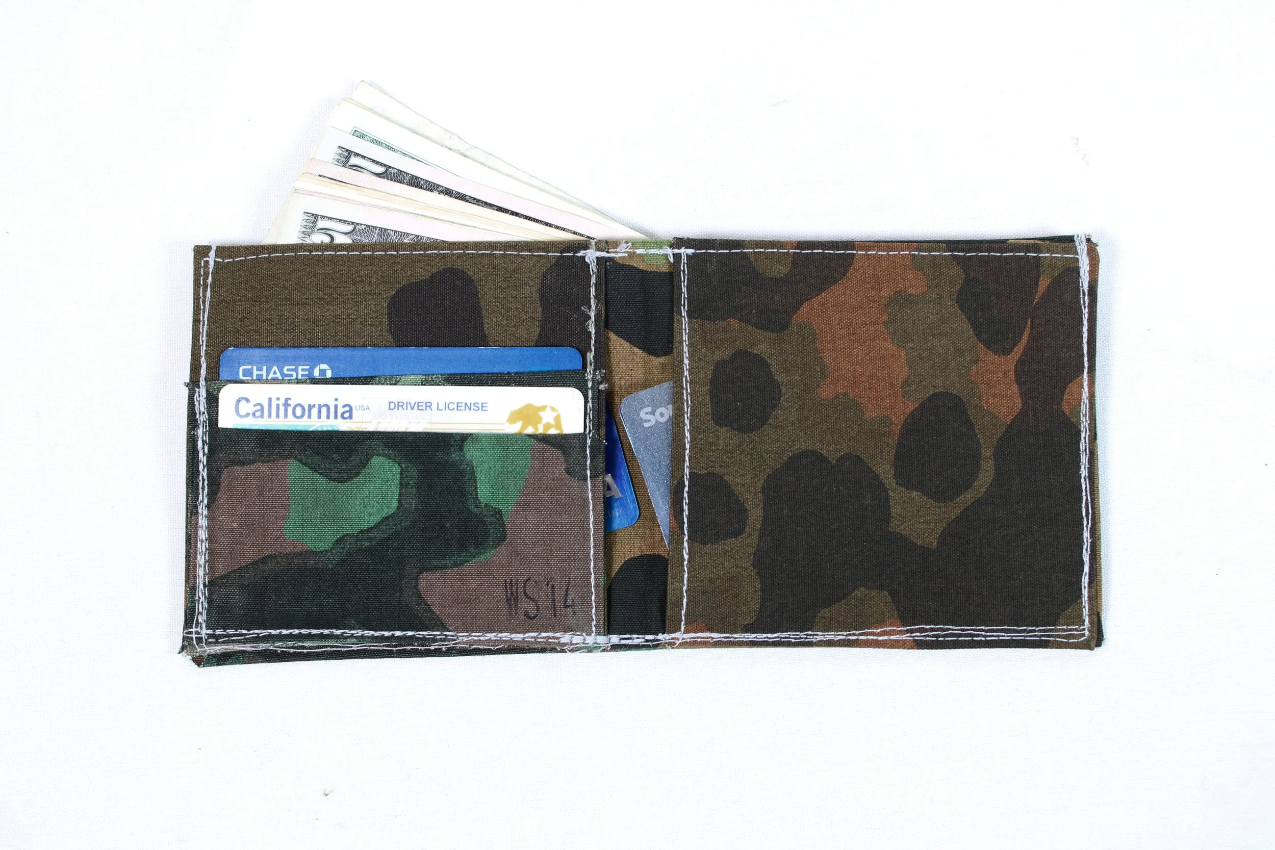Blurred Edge Mixed Tarn Wallet Reproduction WW2 German Camouflage