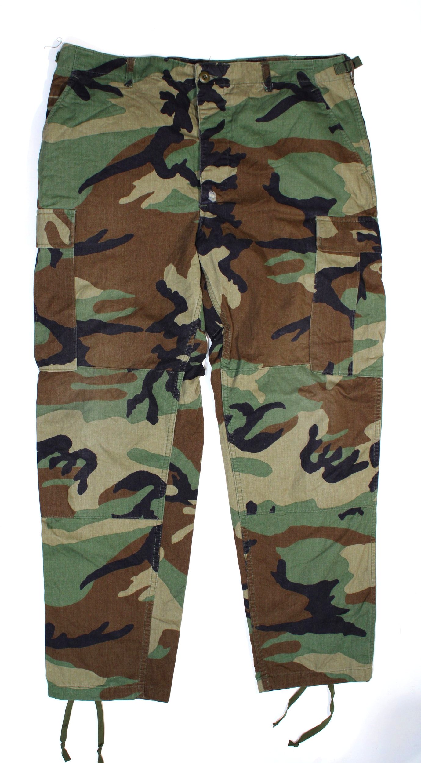 US M81 Woodland Camouflage BDU Cargo Pants (LARGE)