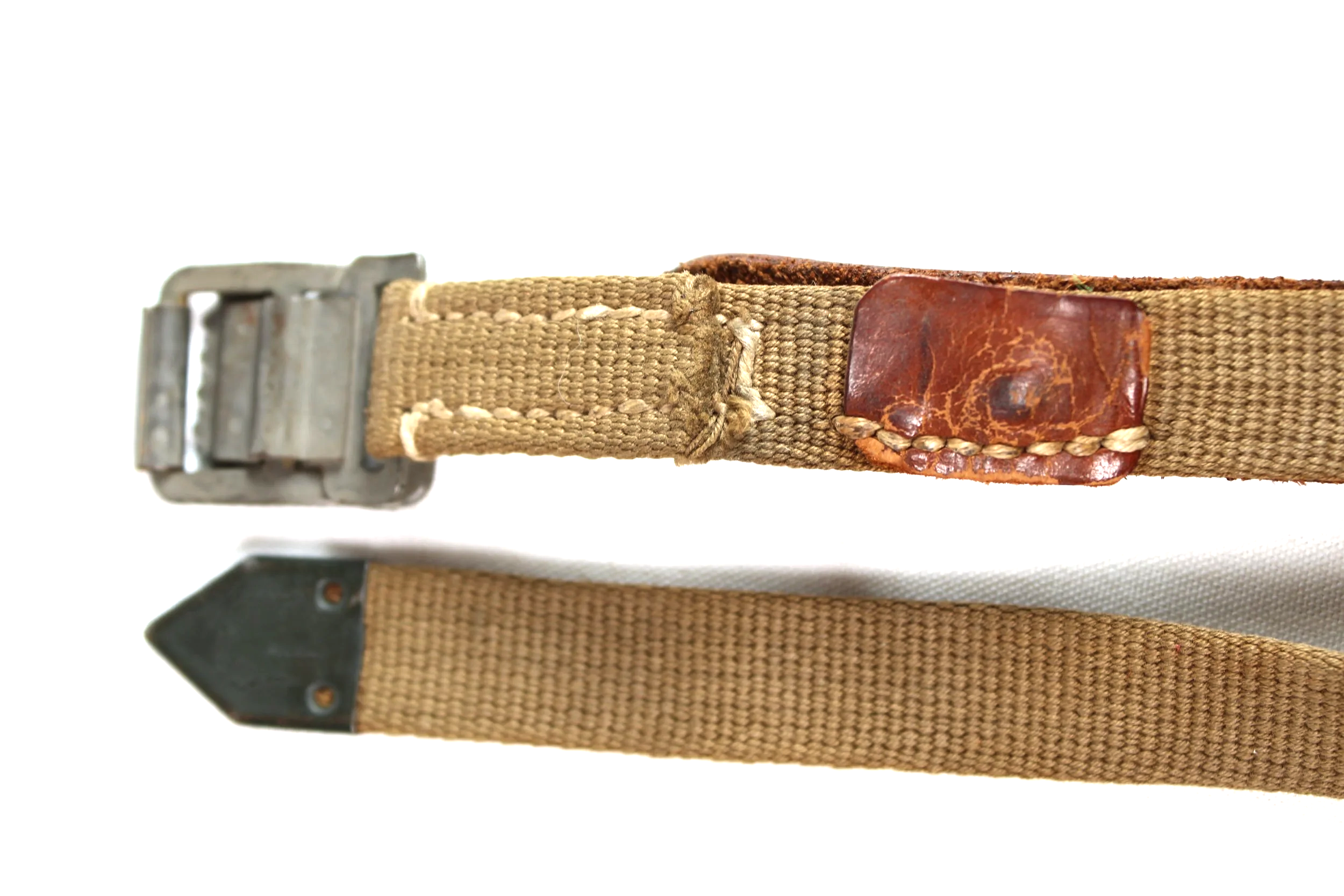 Unissued Original German WWII Tropical Tornister Equipment Strap Marked LUX