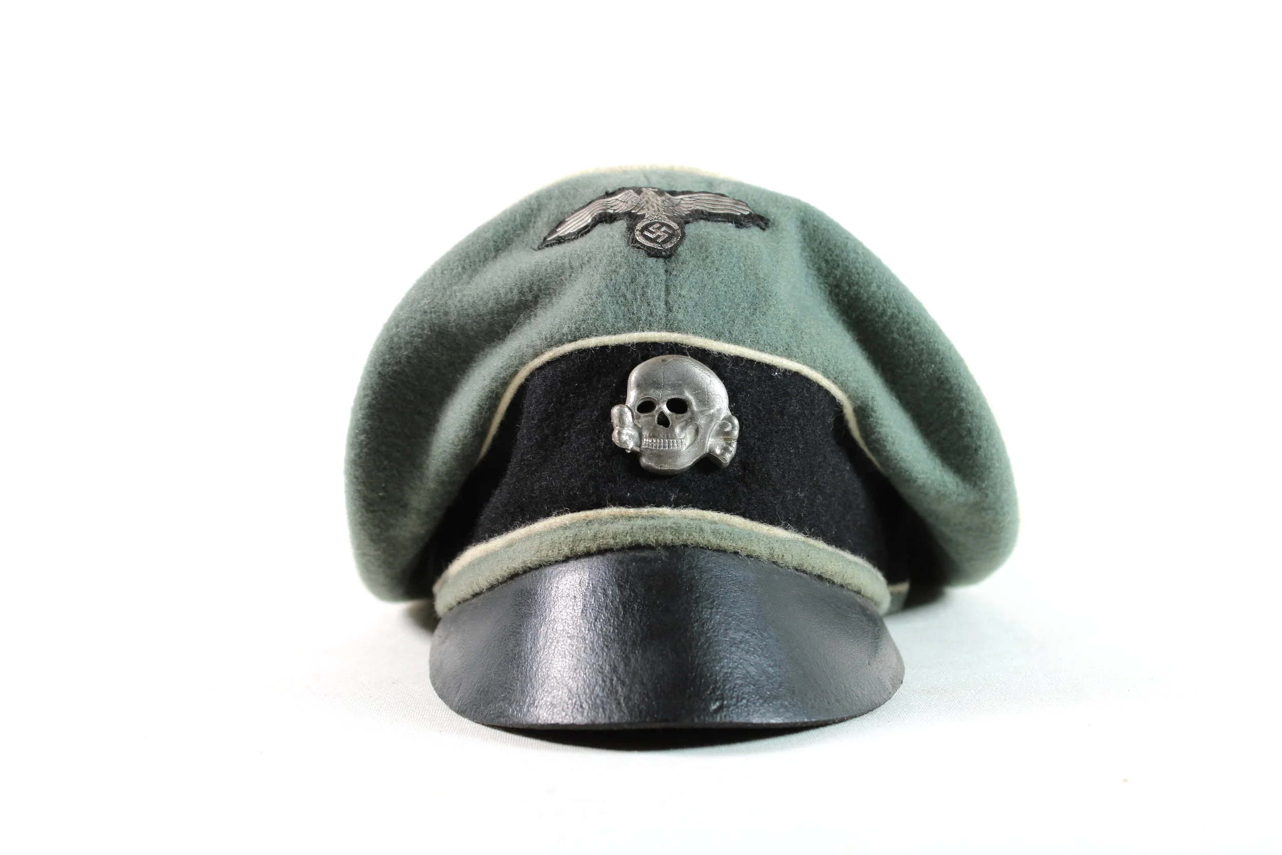 Waffen SS Old Janke Officer Reproduction Crusher Visor Size 59
