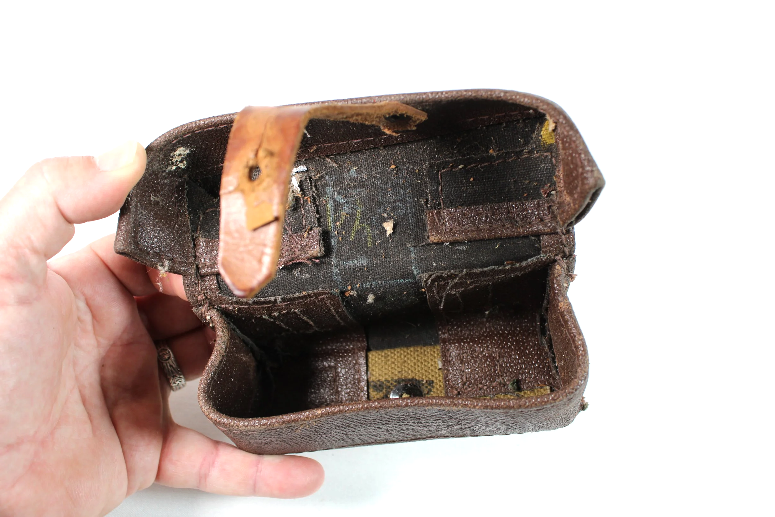 Original Cold War era Soviet Russian SKS carbine ammunition belt pouch