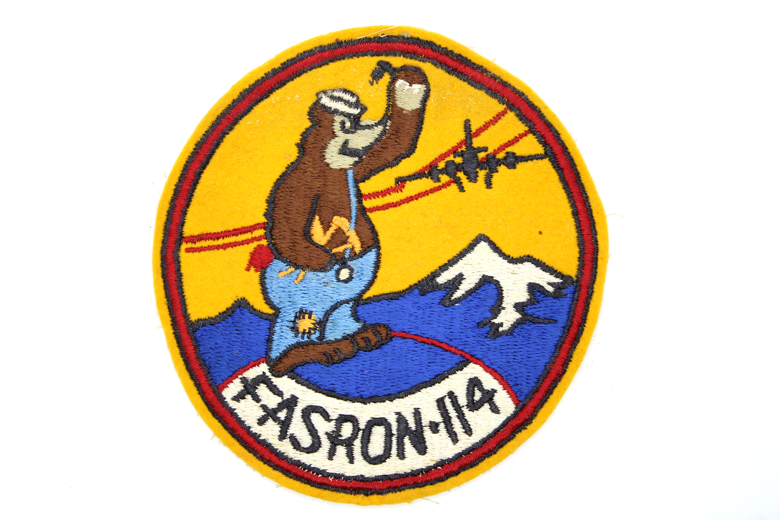 Korean War Era FASRON 114 Fleet Aircraft Service Squadron Patch