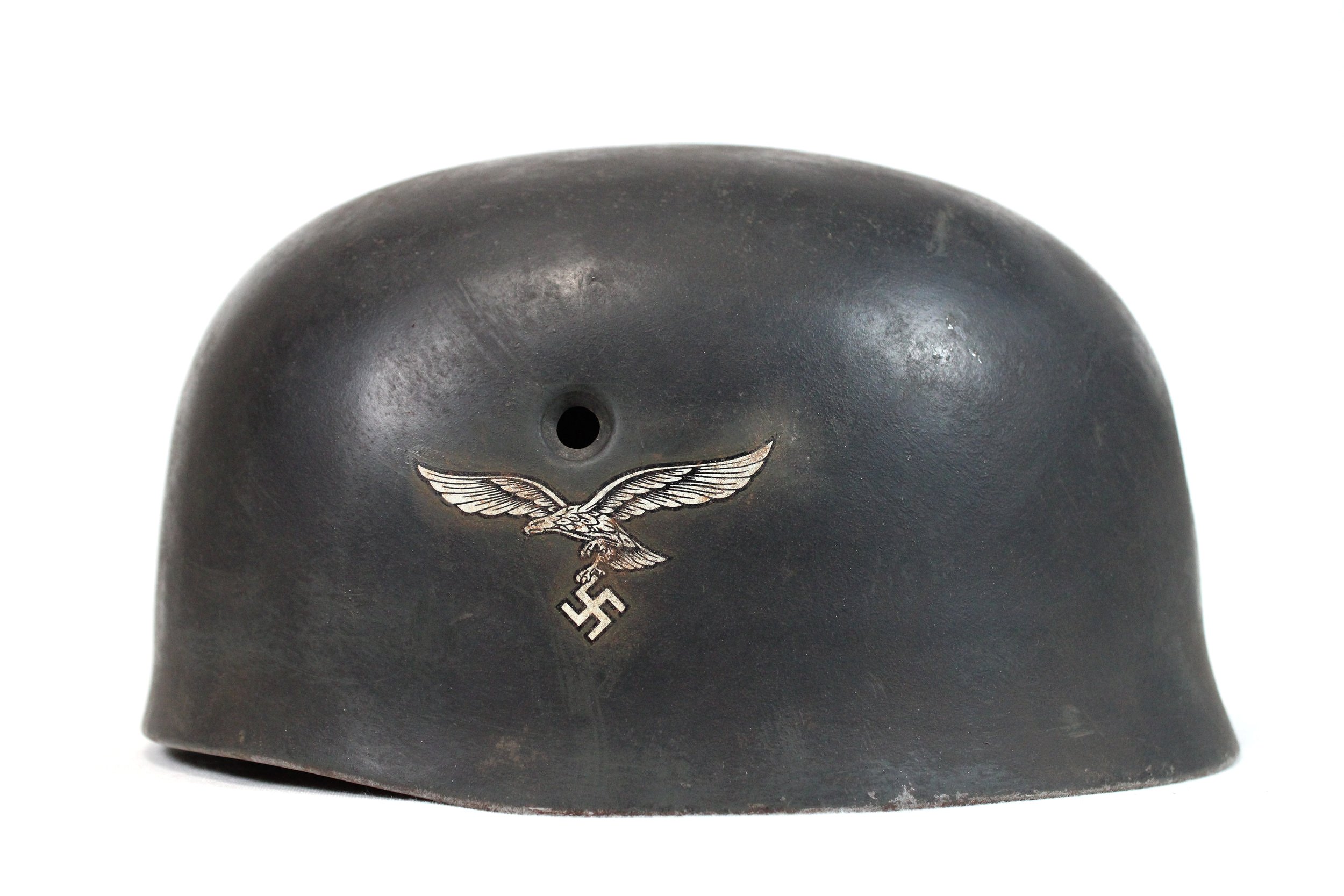 2 Reproduction Perfect Replica Fallschirmjäger M38 ET68 Single Decal Helmet Shells