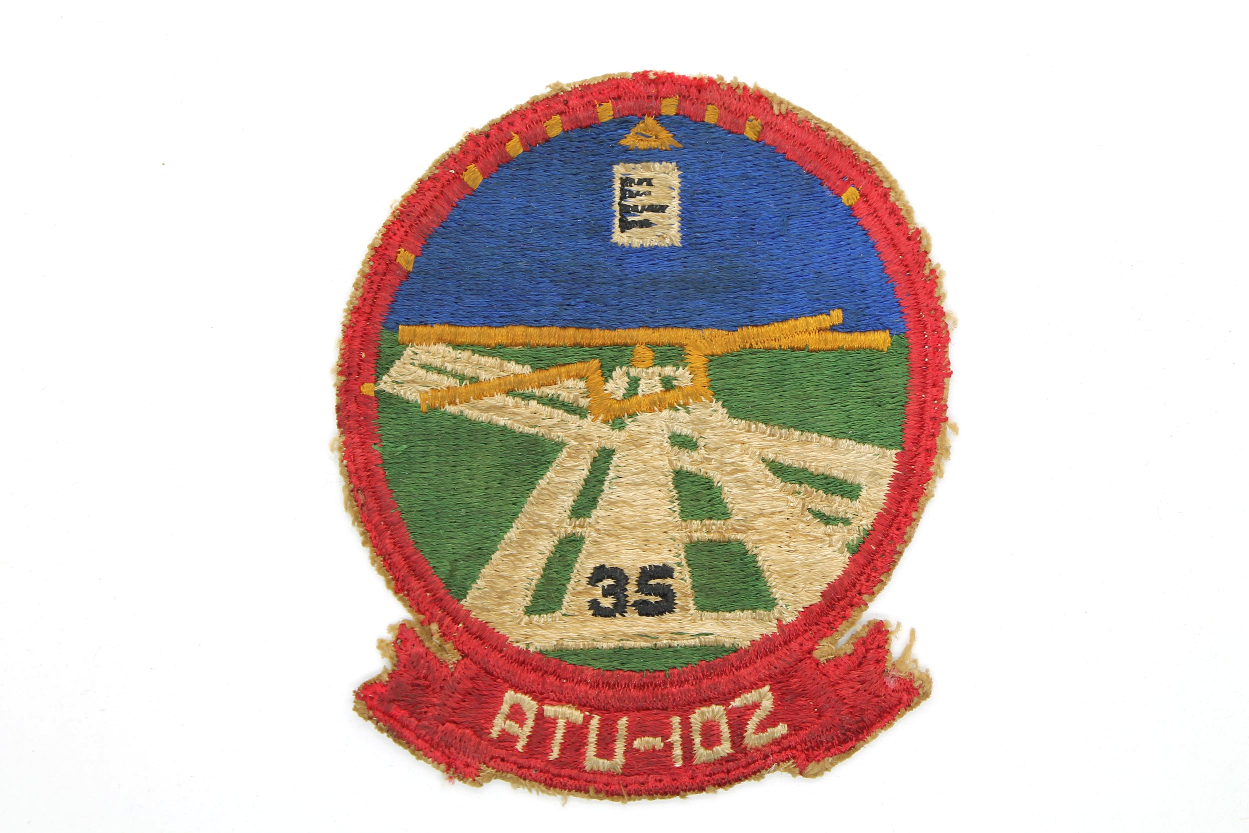 Rare Korean War USN Advanced Training Unit 102 / ATU - 102 (Uniform Removed) Patch