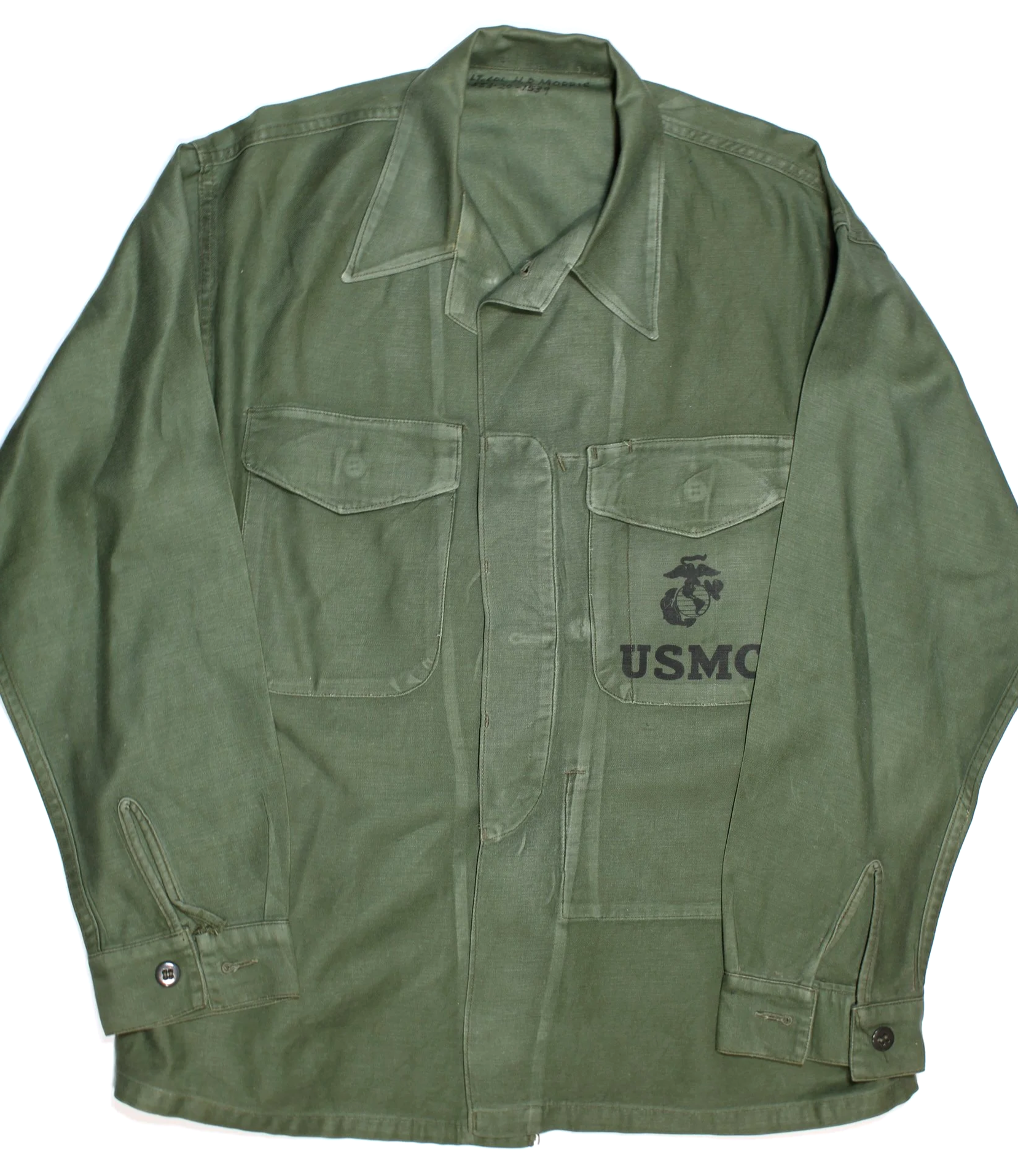Vietnam War Marine Corps Utility Shirt P56 USMC (Named) Lieutenant Colonel Possible KIA