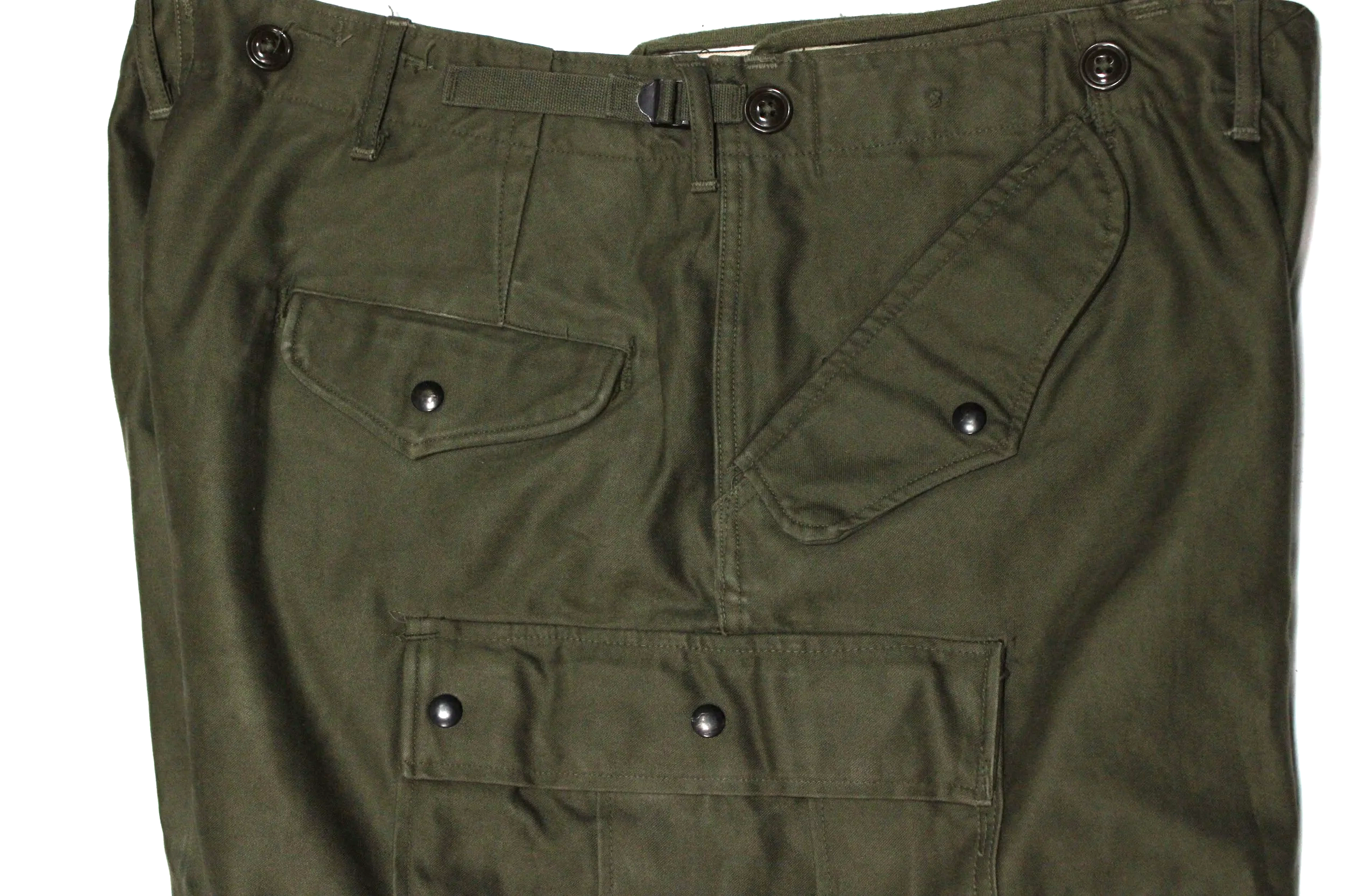 Rare Exposed Snaps Korean War Medium Long Mint M1951 Trousers Pants (NOS) 1953 Dated