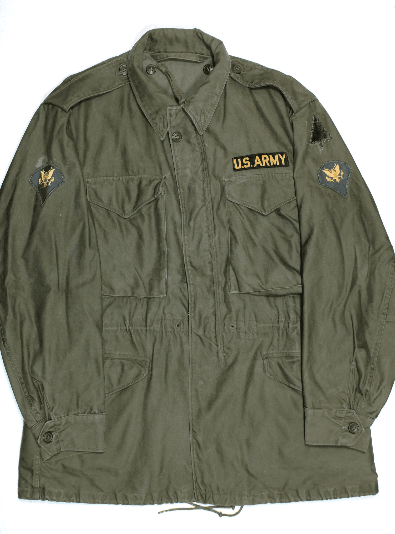 US Army M-1951 M51 Field Jacket OG-107 Medium Regular 91st 