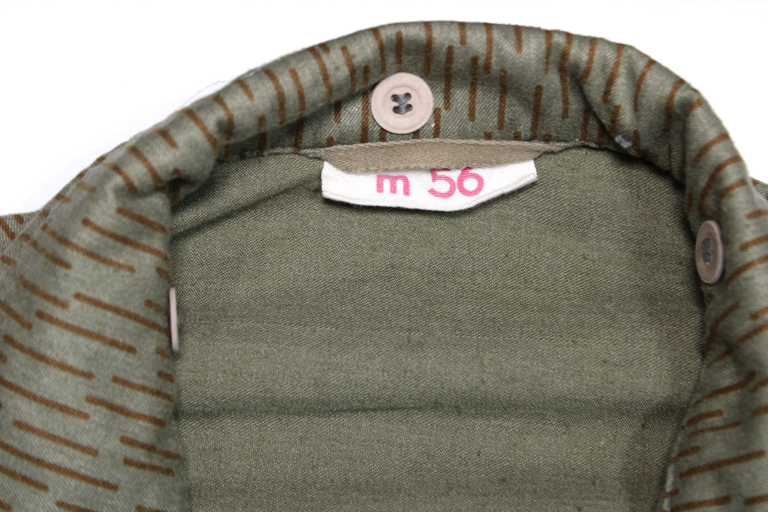 East German Strichtarn Dosimeter Holders and Pistol Pocket Camo Summer Jacket Uniform DDR NVA