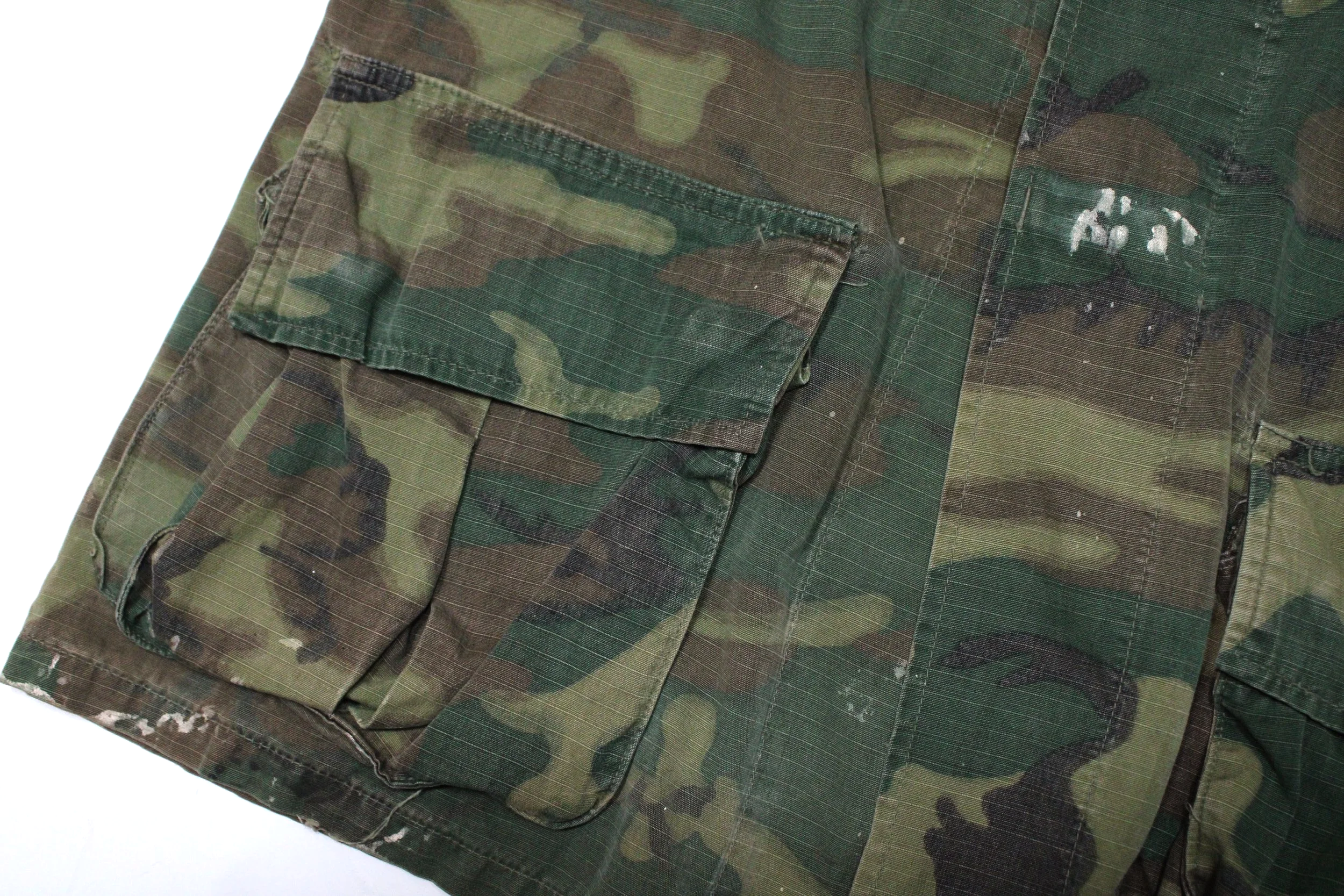 ERDL Camouflage RipStop Jungle Jacket Vietnam War Small