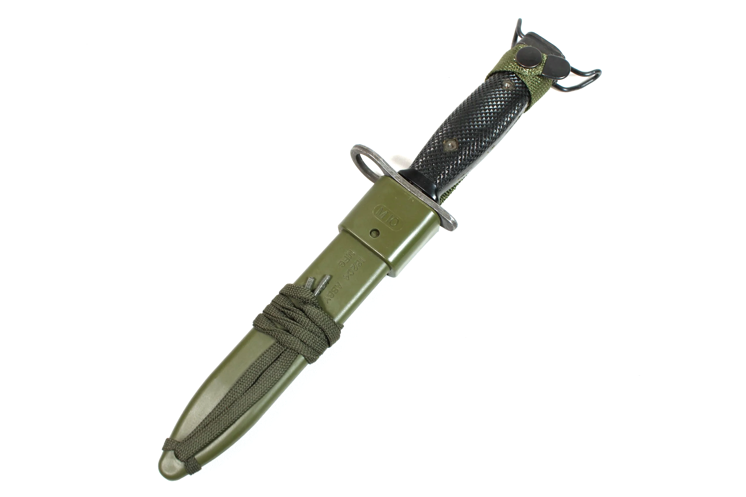 M7 Bayonet in M10 Scabbard Fits M16 and M4 Rifle