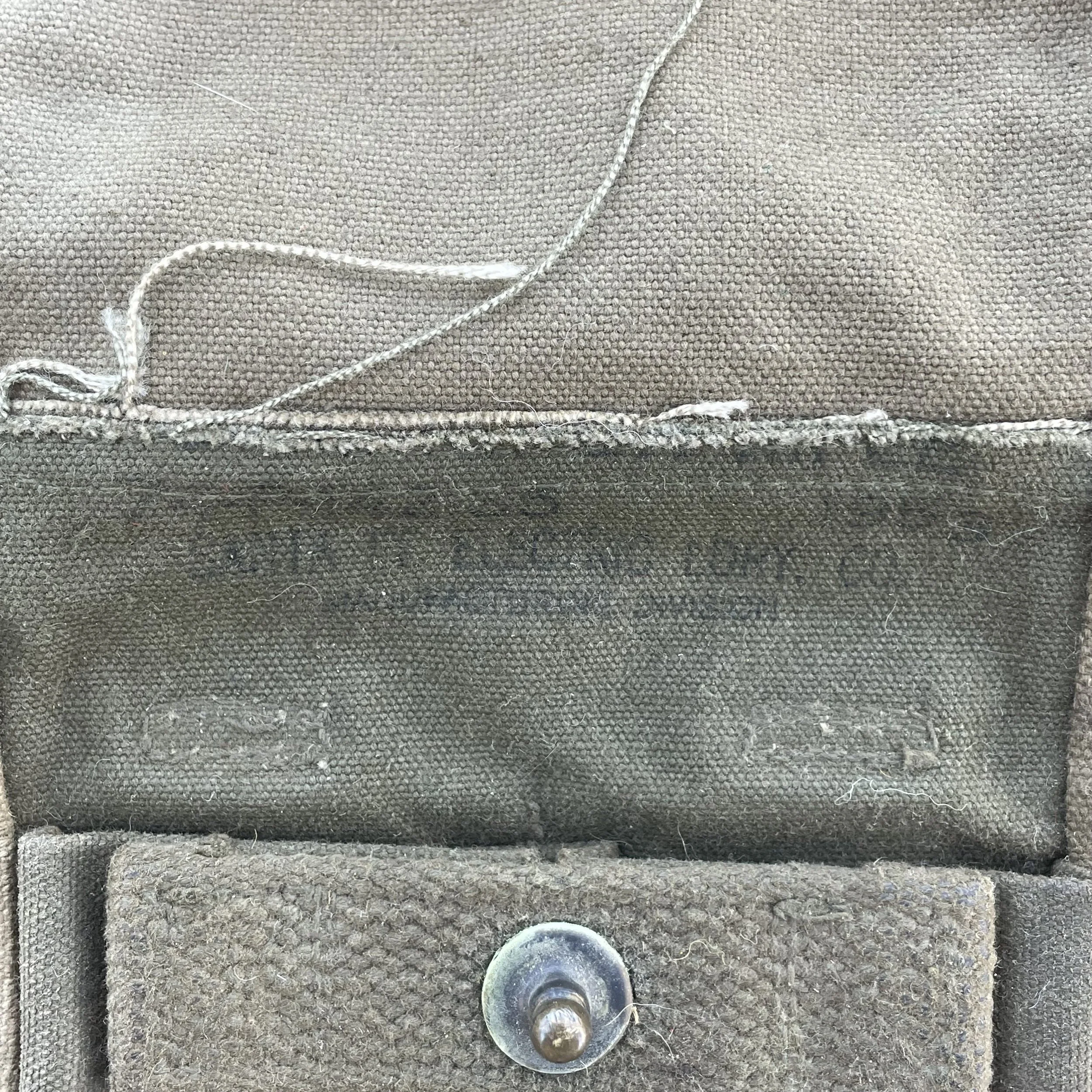 Korean War Ml Carbine Magazine Pouch 30rd Magazine Original  Rigger Made