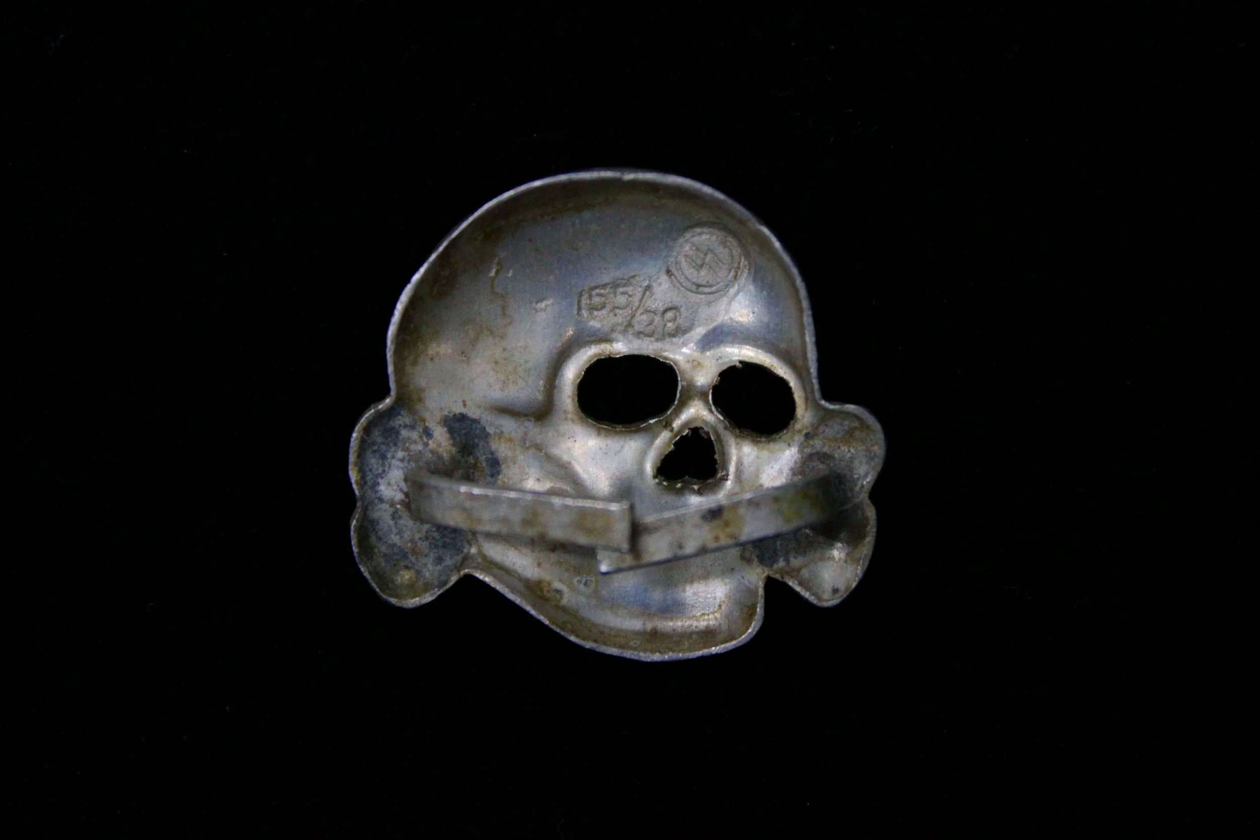 Waffen SS Visor Cap Reproduction Totenkopf Skull