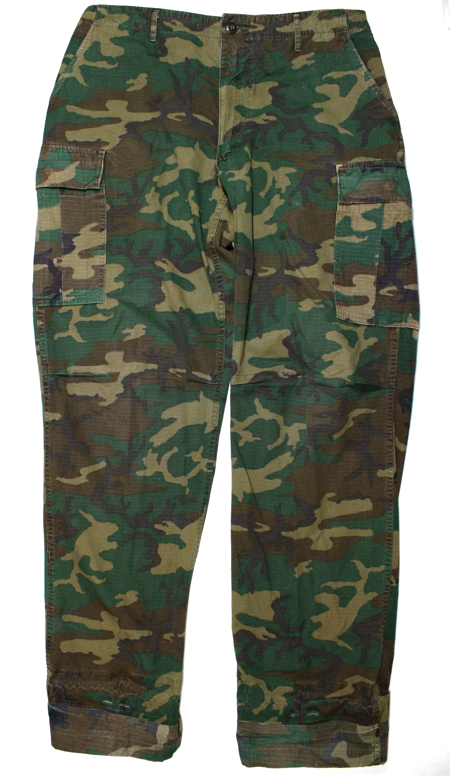 Ripstop ERDL 1969 Jungle Fatigue Vietnam war Pants Large Long Modified Movie Prop