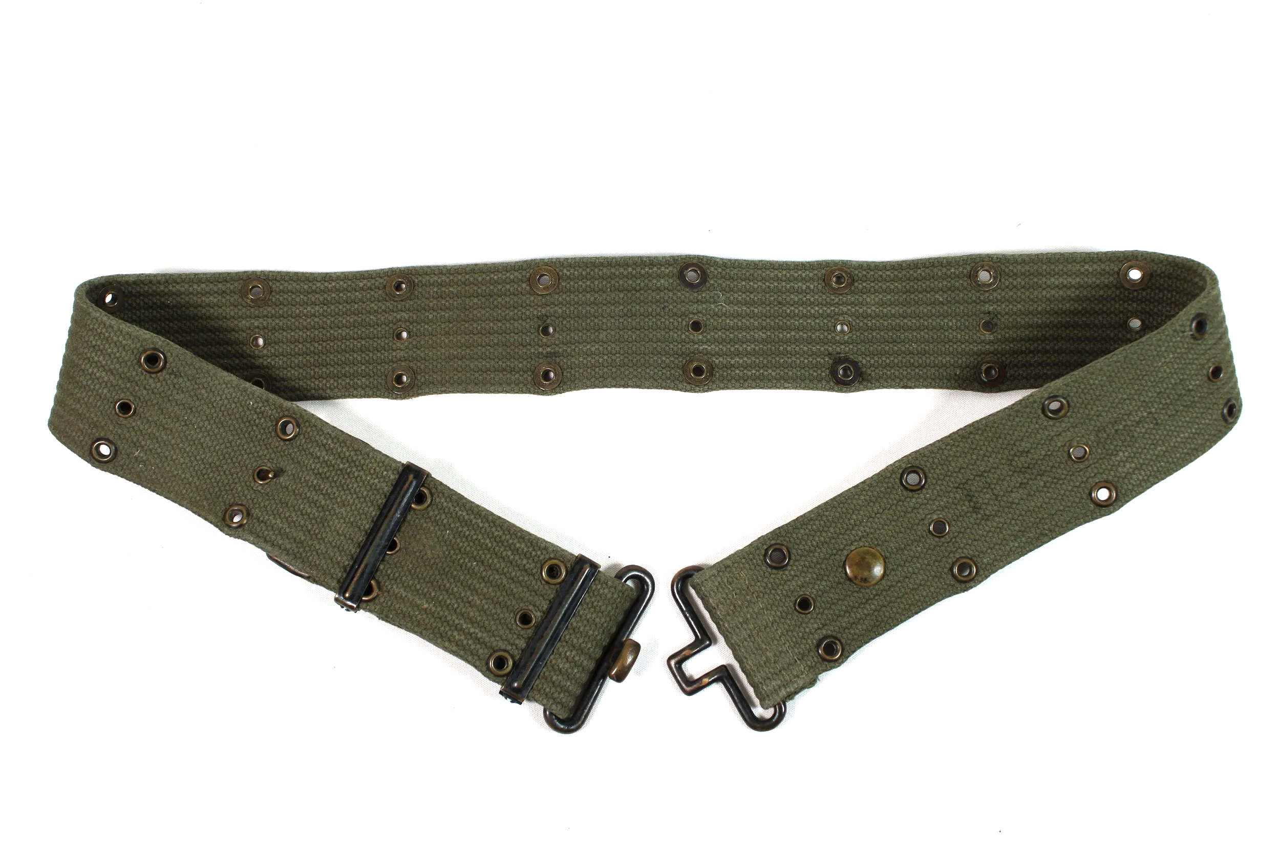 WW2 US M1936 Canvas Pistol Web Belt (Named)
