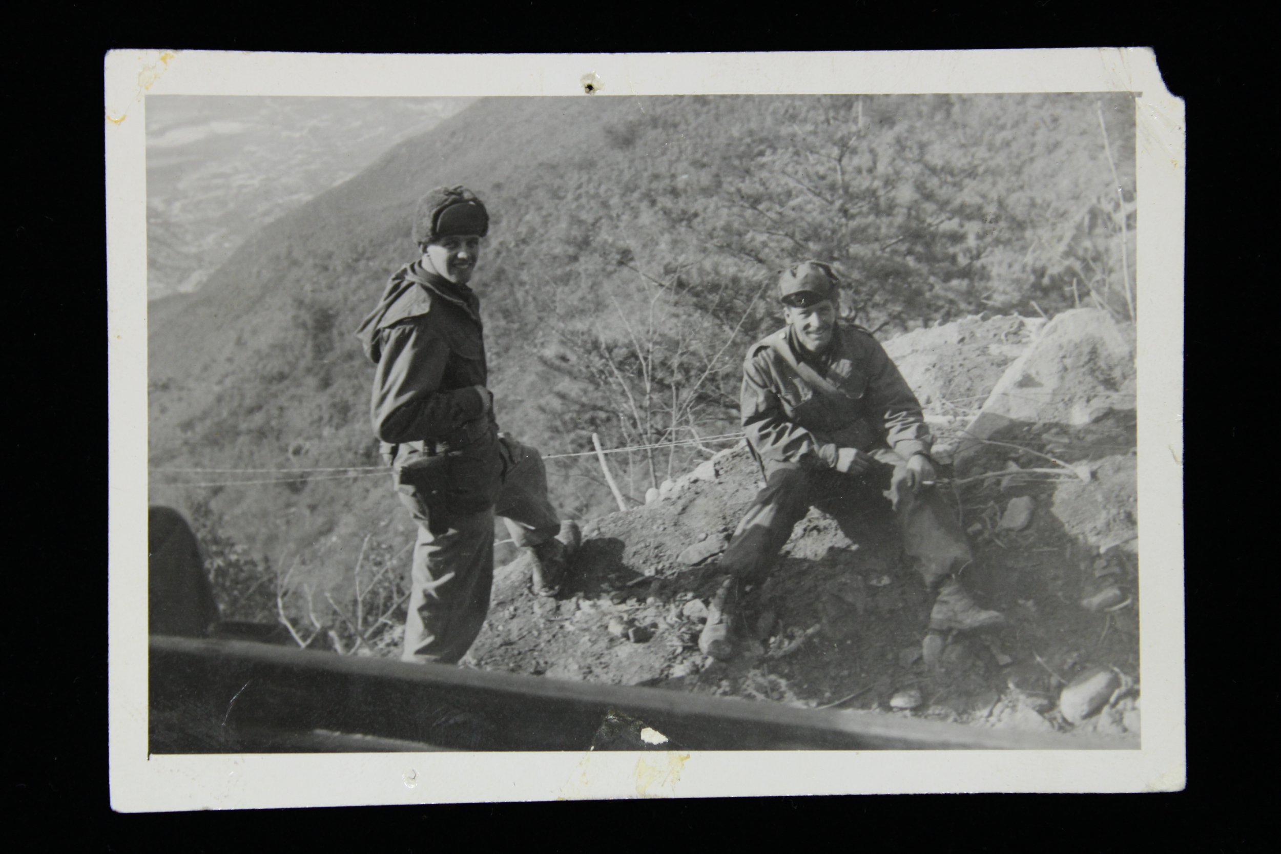 Lot of 5 Korean War Photos W/ Names and Descriptions
