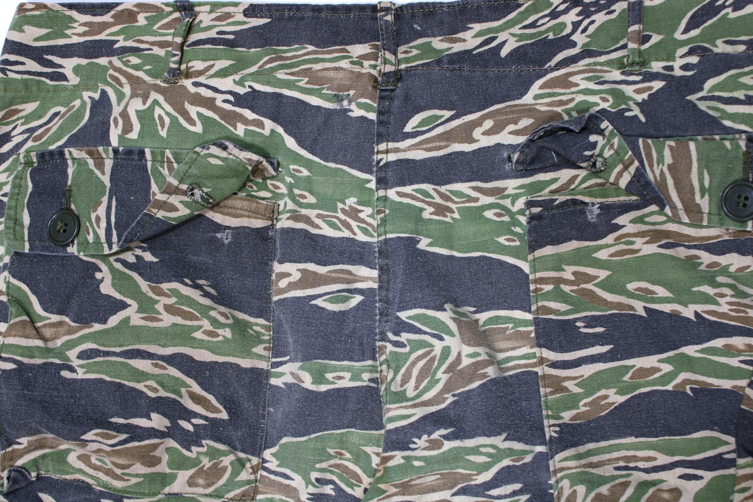 Late War - Lightweight - Dense (LLD) Original Vietnam War Tiger Strip Pants Size US Large 36"