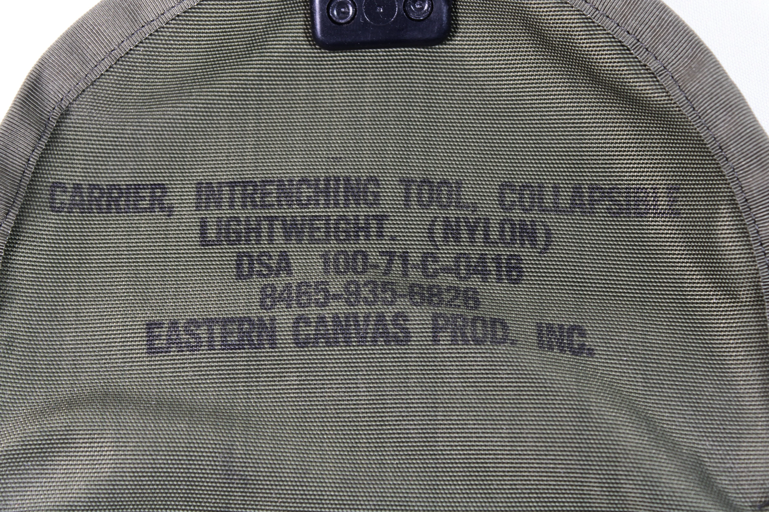 (Mint) Vietnam War E-Tool Entrenching Collapsible Lightweight Nylon Shovel Carrier Pouch Cover 1971