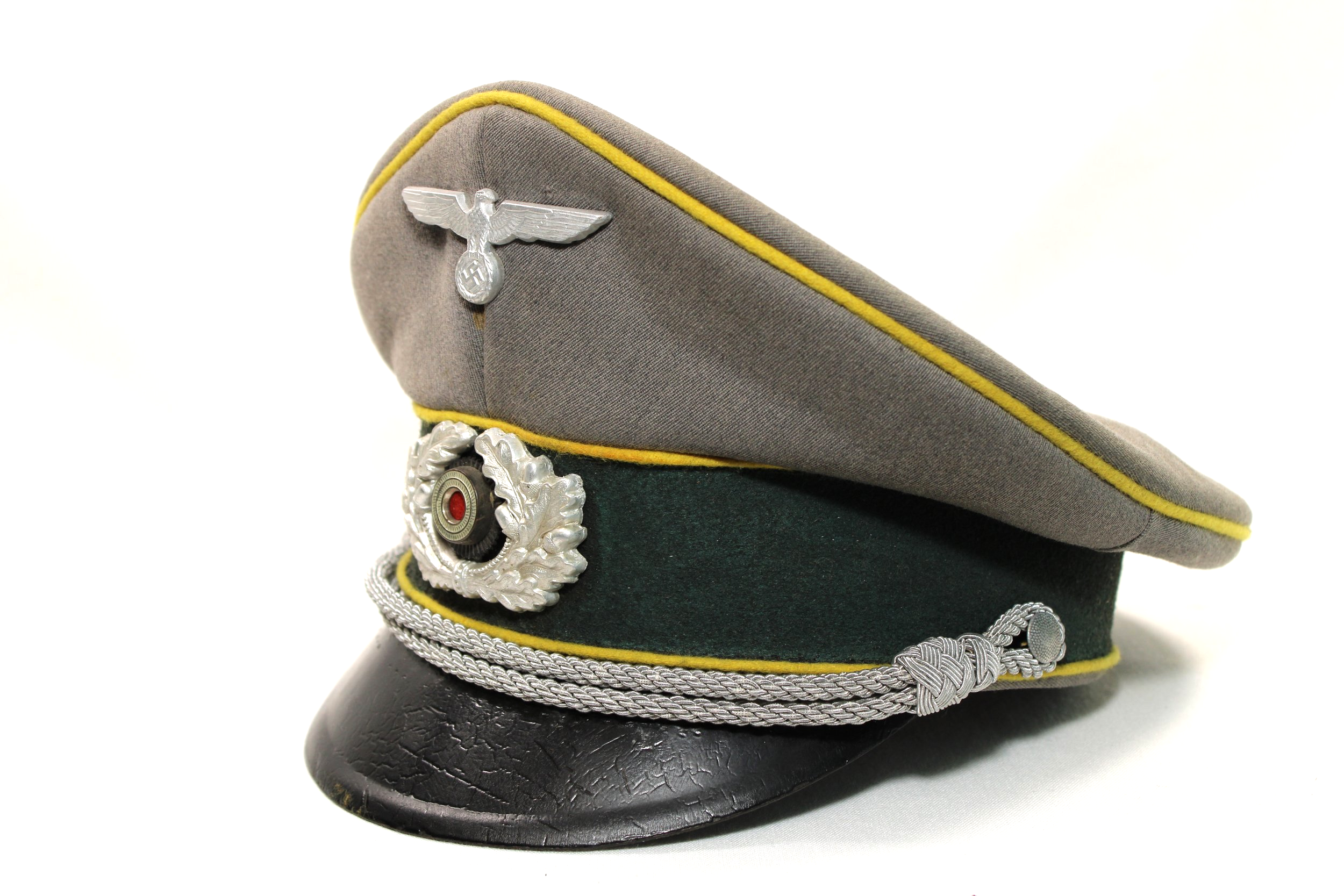 Early Post War East German made to look like Heer Cavalry Visor