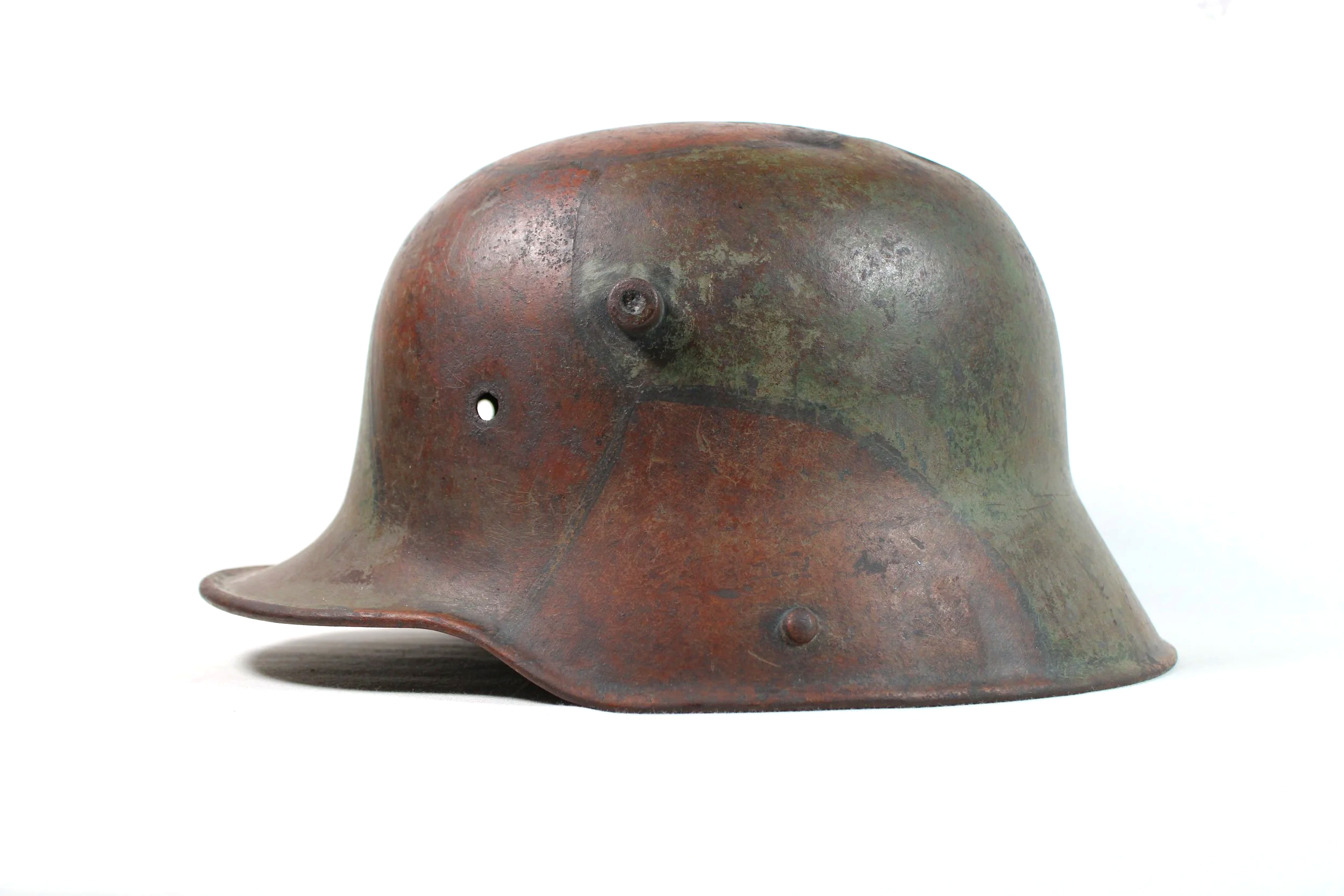 WW1 German Original M16 Camouflage Helmet Si66