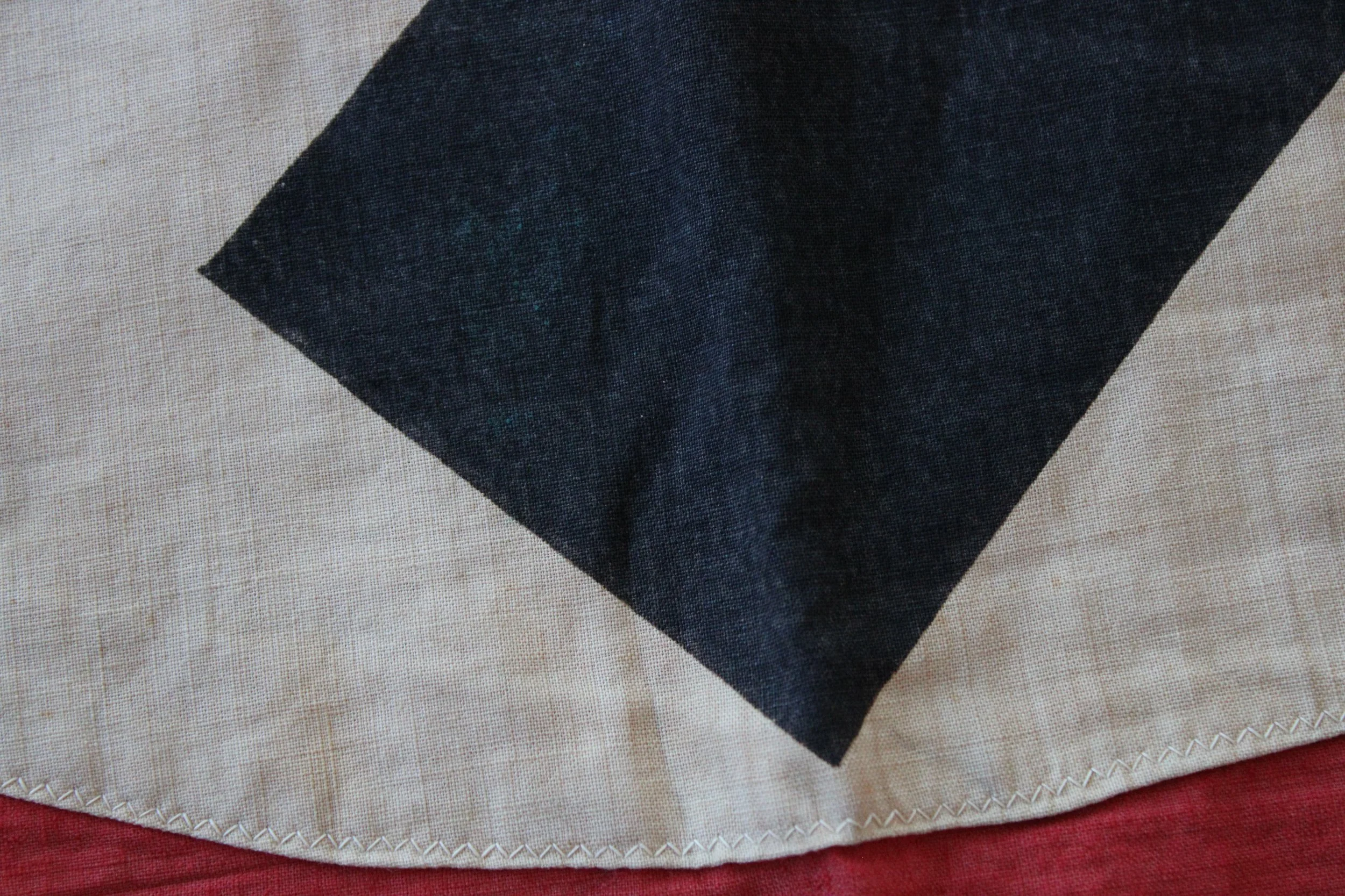 Third Reich WW2 German Original Large "Cut Down" NSDAP Swastika Flag