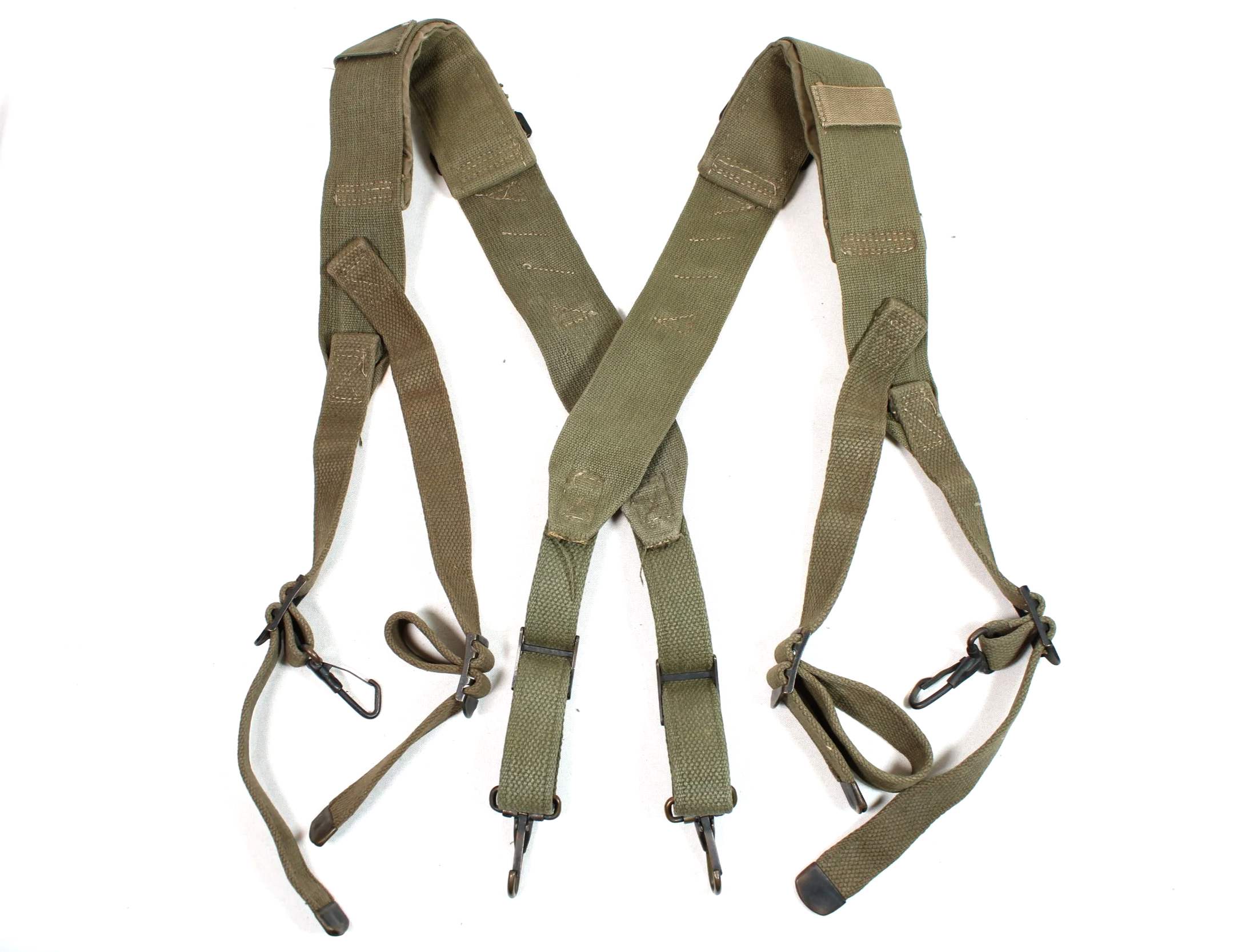 Original WW2 US M1944 Field Pack Cargo Suspenders