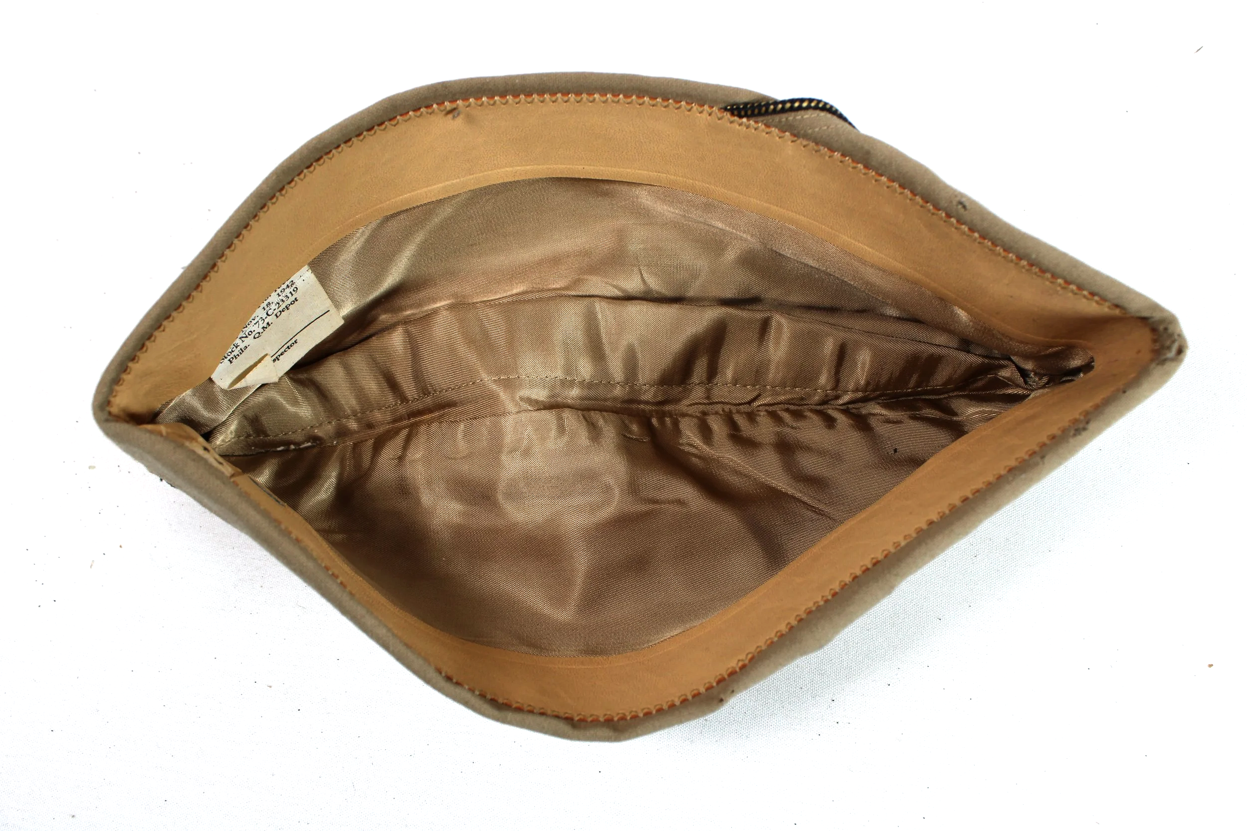 Beautiful condition and named USMC overseas cap.  Large 7 5/8