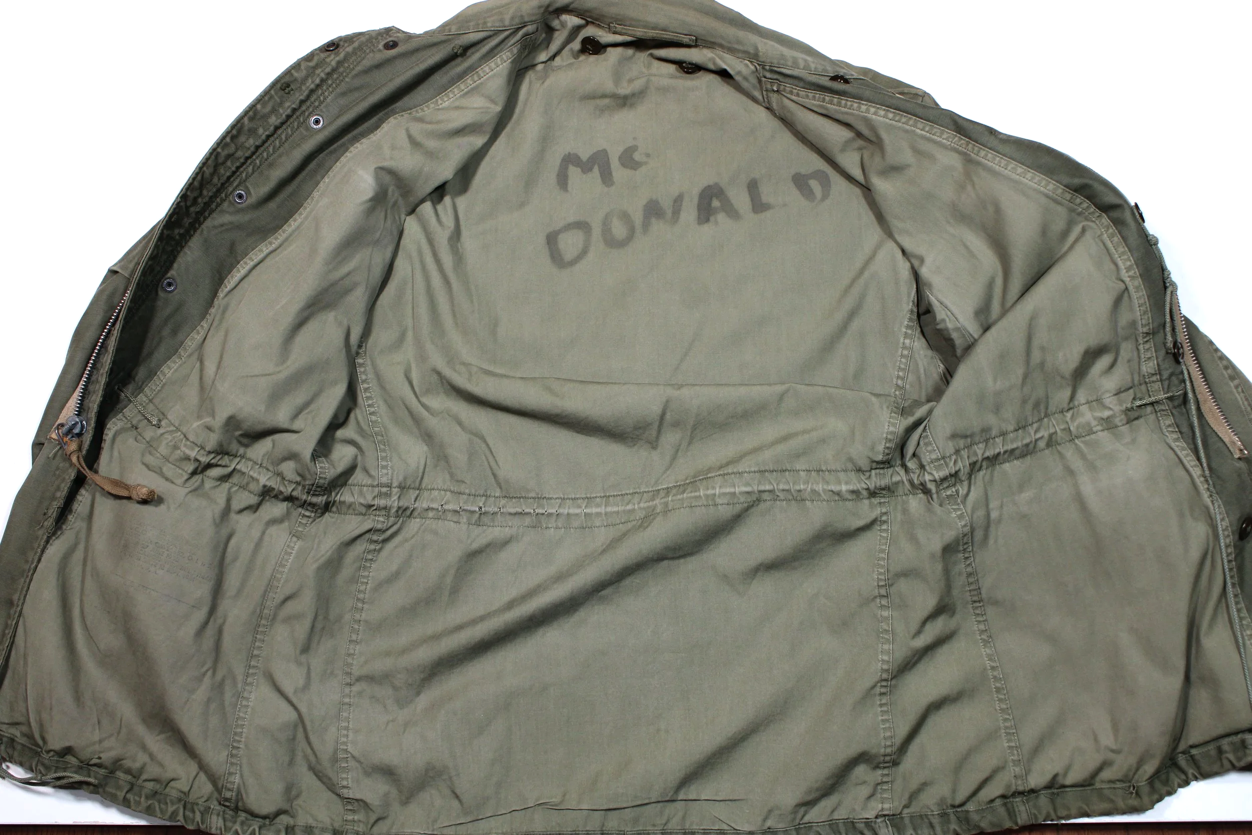 Korean War US Army M-51 Field Jacket M1951 Small Regular (Named)