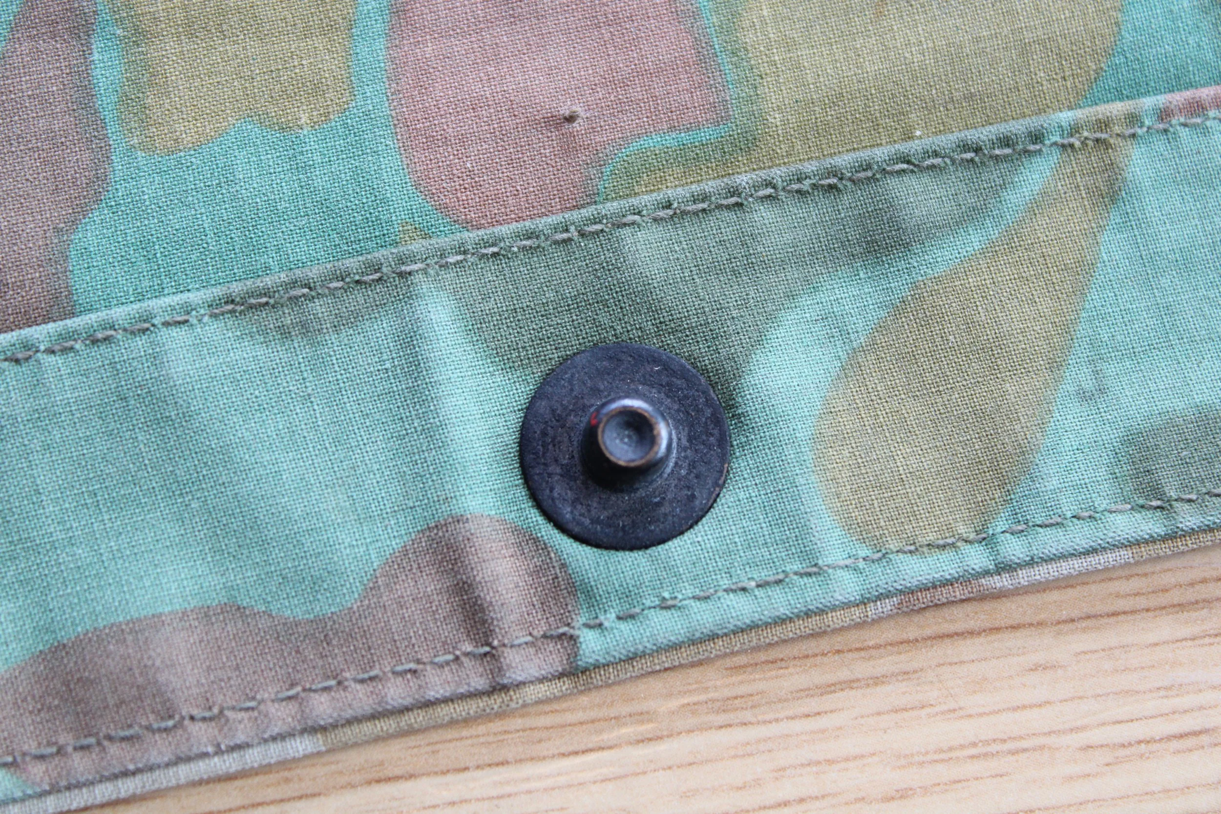 Original US WWII Navy Reversible Camouflaged Poncho