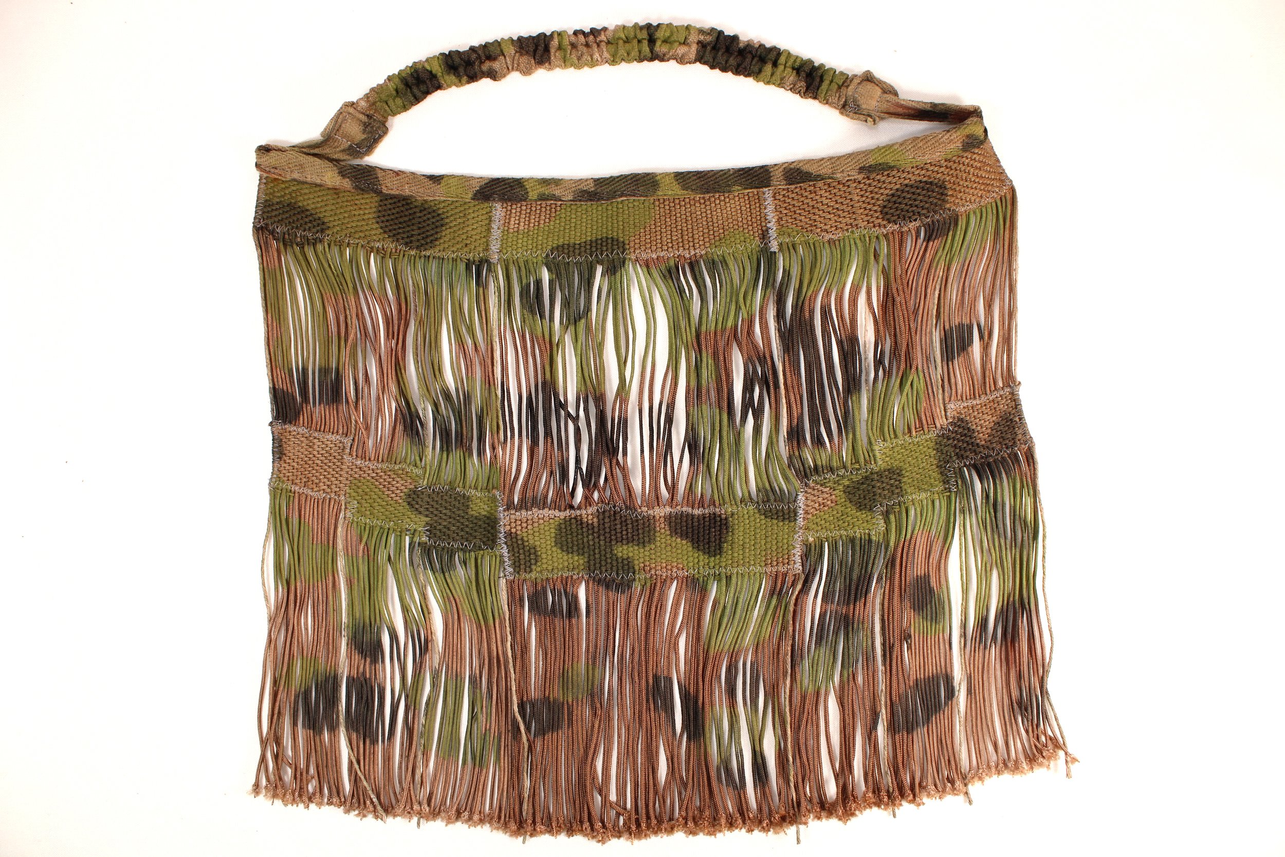 Reproduction WW2 German Waffen SS Camouflage Sniper / MG Face Veil M38 Type 1