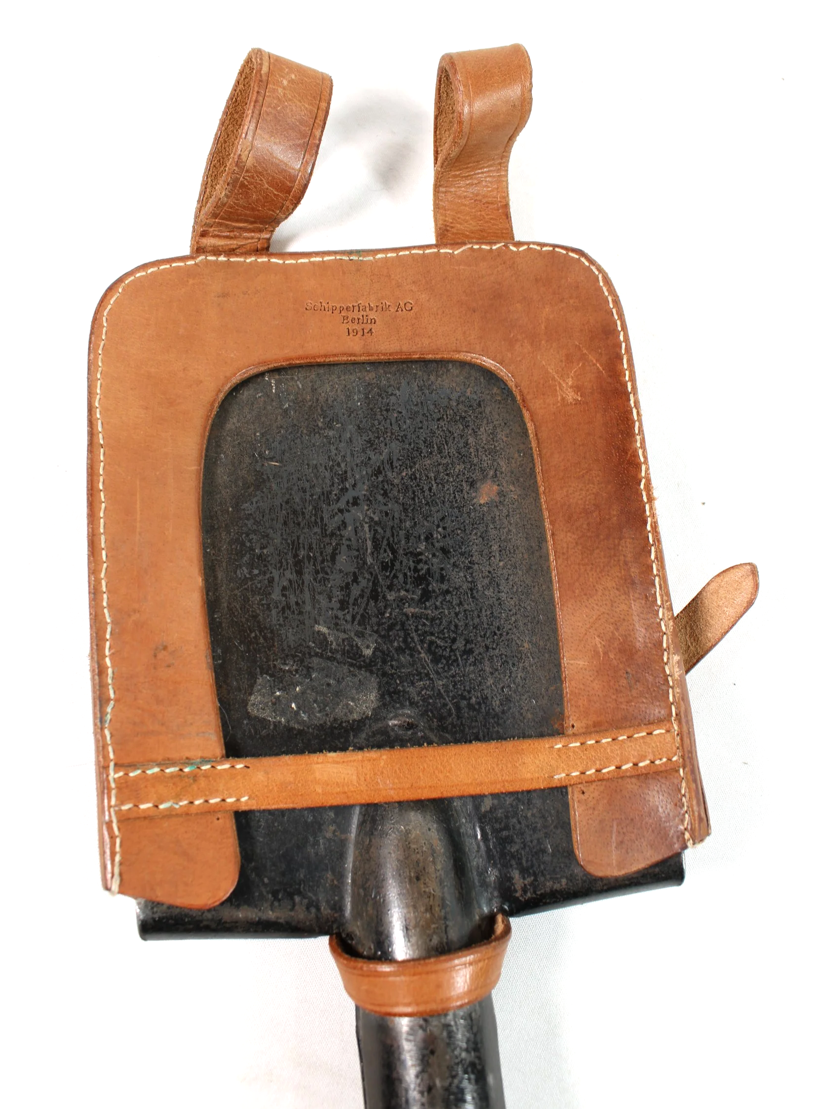 Reproduction WW1 German E-Tool Shovel and Carrier