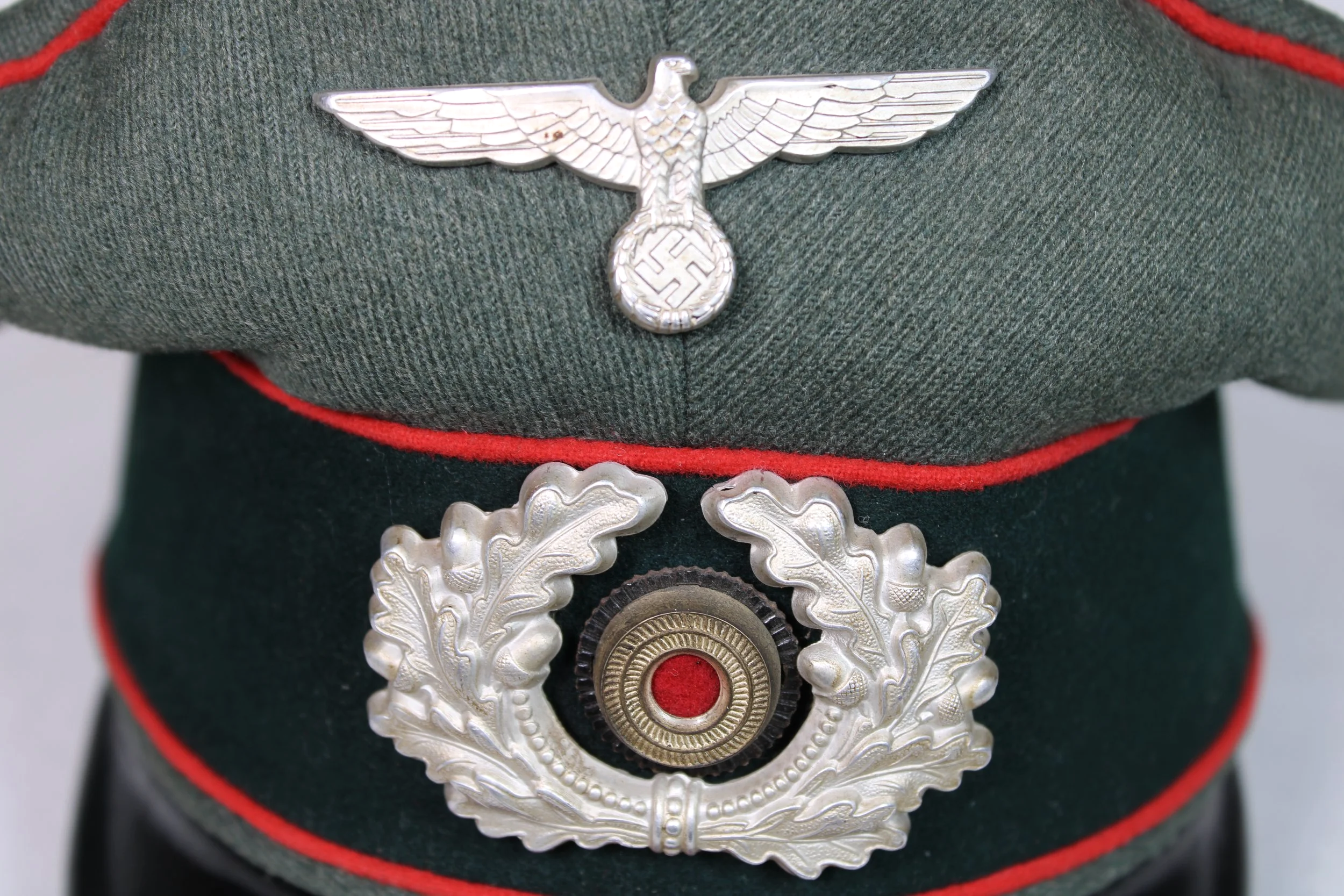Heer Enlisted Artillery Visor Cap Original WW2 German (Schirmmütze) Size 57 1/2