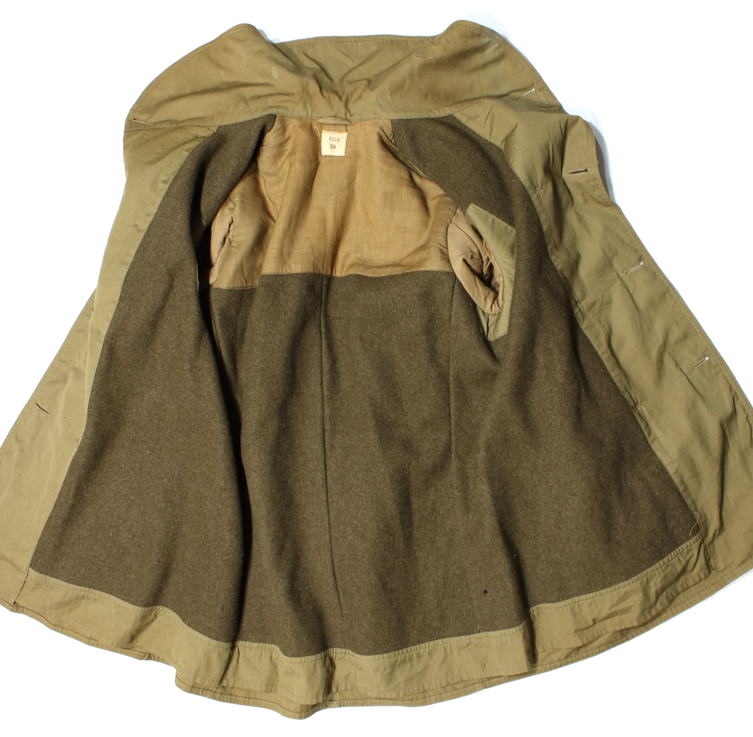 WW2 US Army M-1938 Mackinaw "Jeep" Coat Size 38, 1942 Dated