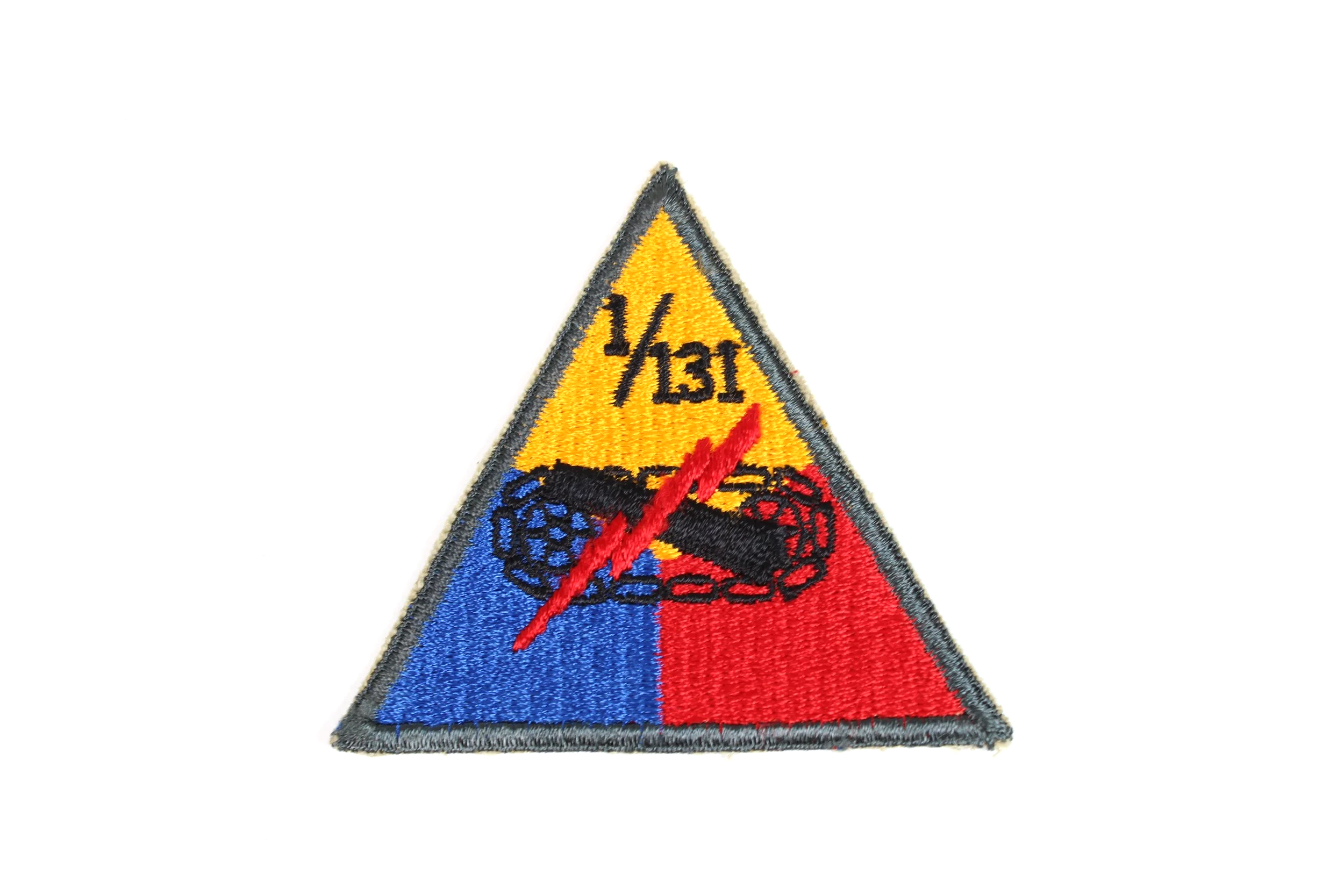 RARE WW2 U.S. Army Armored Force 1st Battalion, 131st Armor Regiment Patch