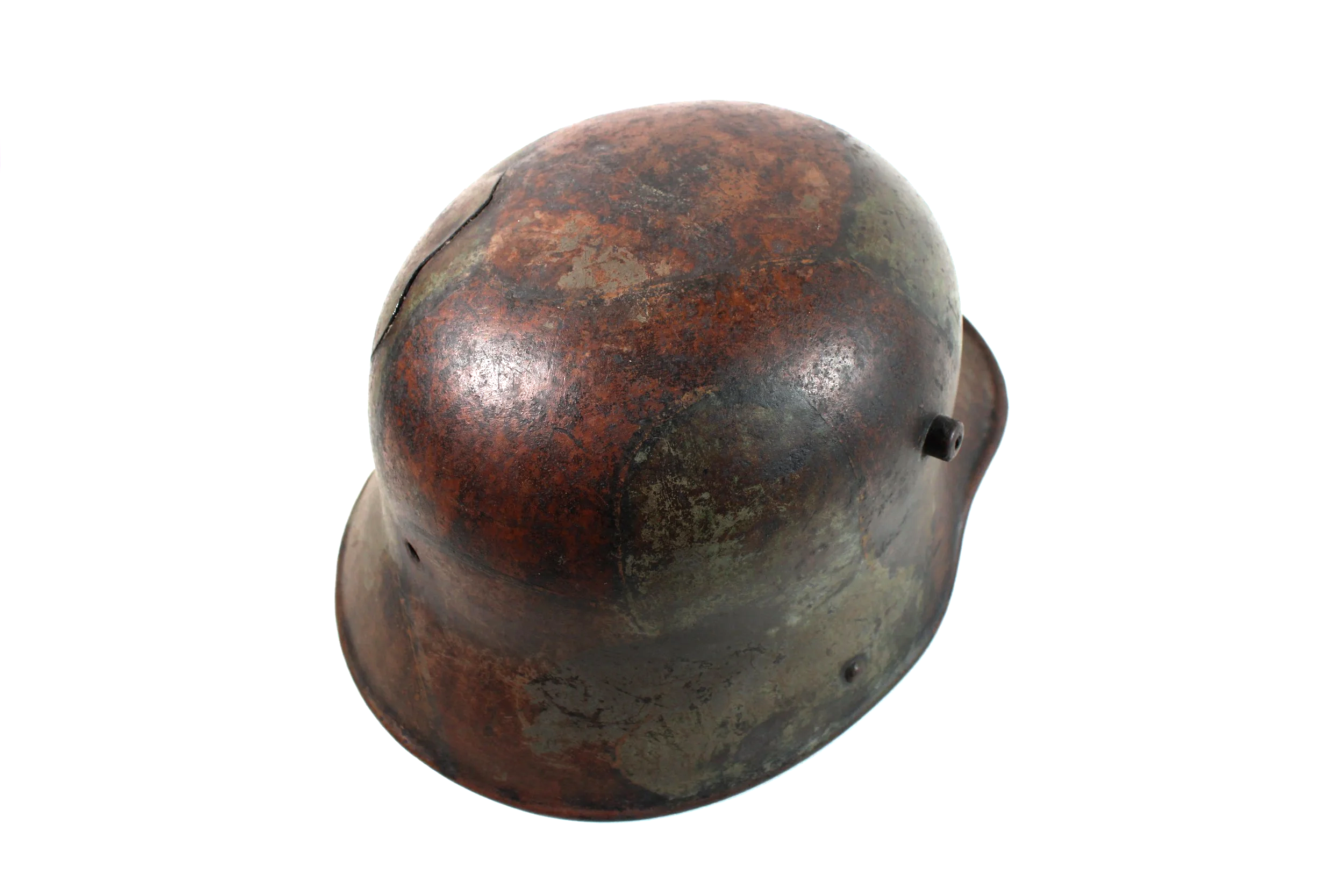 WW1 German Original M16 Camouflage Helmet Si66