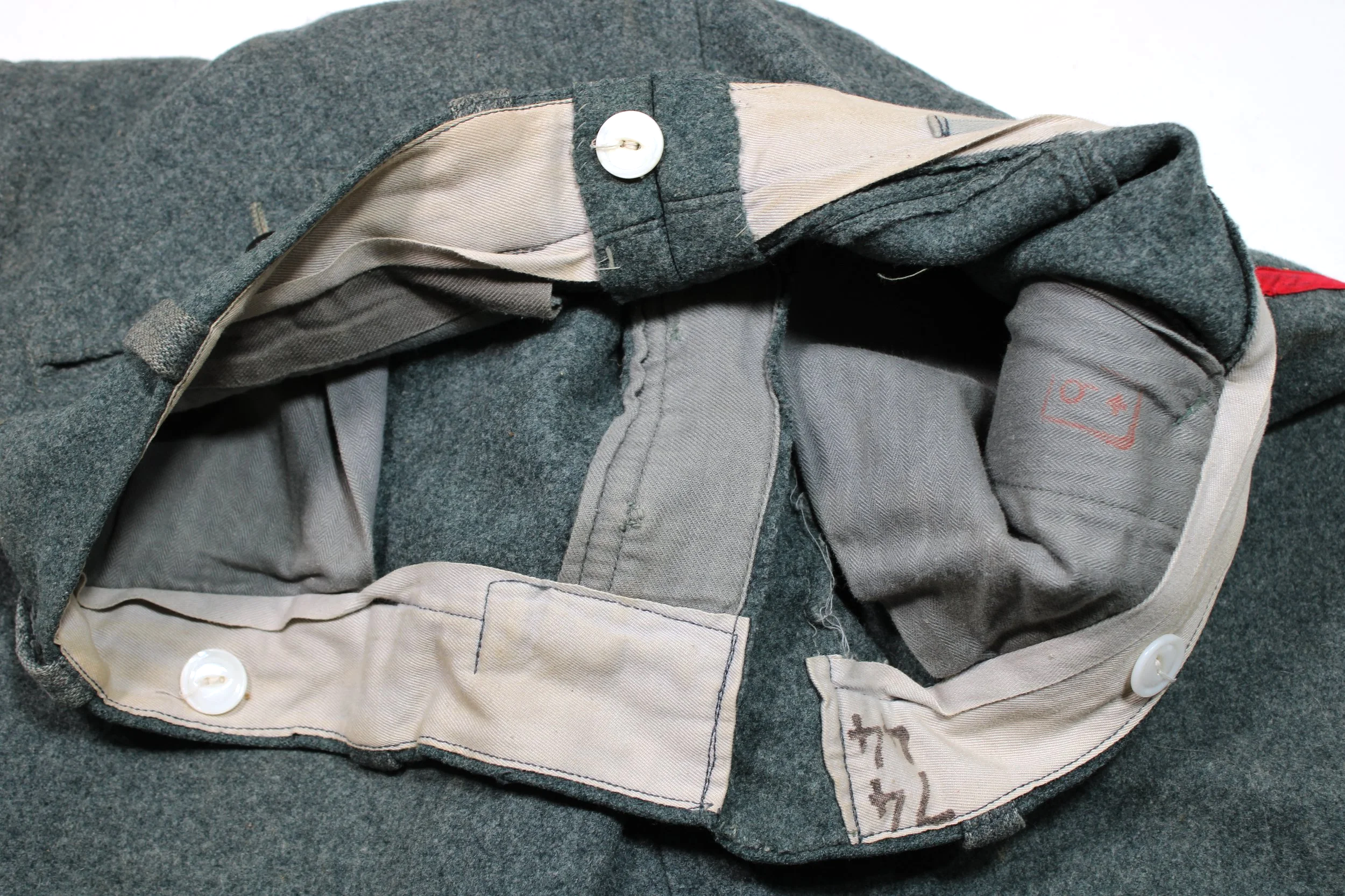 Swiss Army converted to WW1 German trousers pants M1910 33 waist