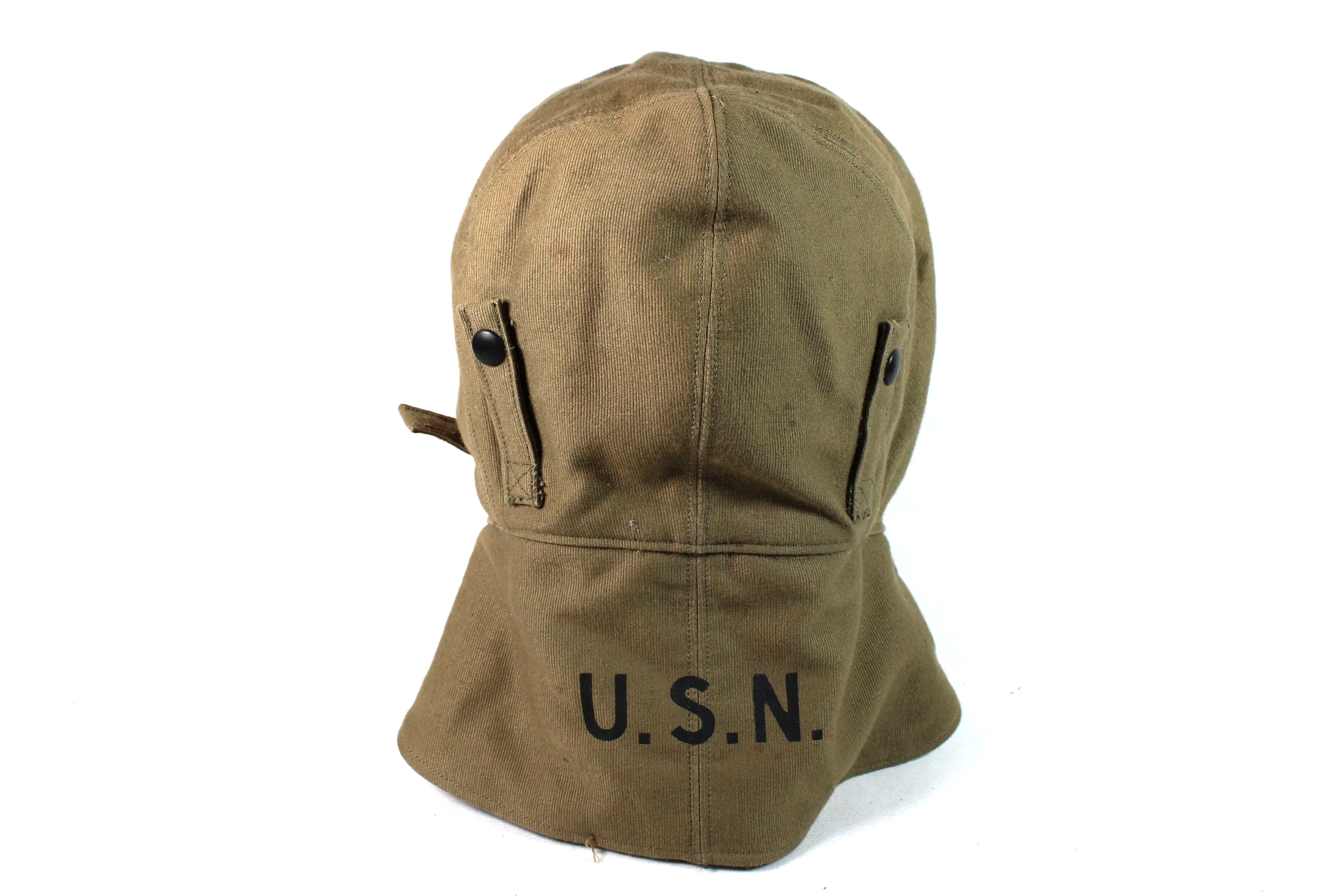 WW2  US Navy Foul Weather Unissued Flight Deck Cap Size 7 1/2