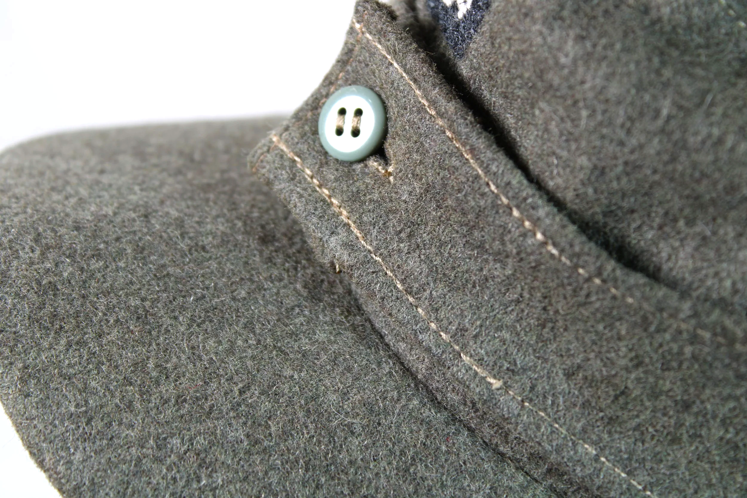Late War One Button Waffen SS M43 Field Cap Reproduction Size 59