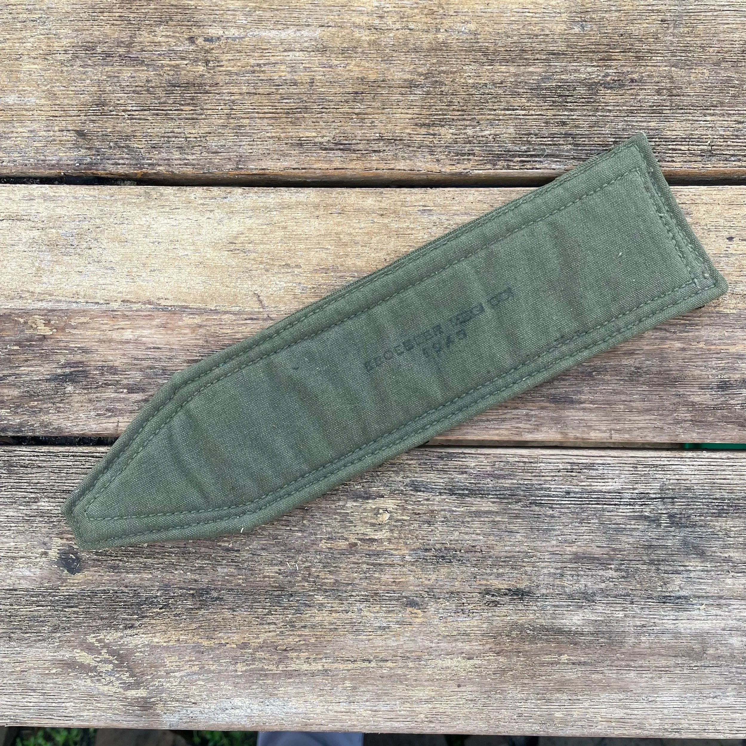 WW2 1945 US Military SUSPENDER SHOULDER PADS WWII KROEHLER MFG CO original