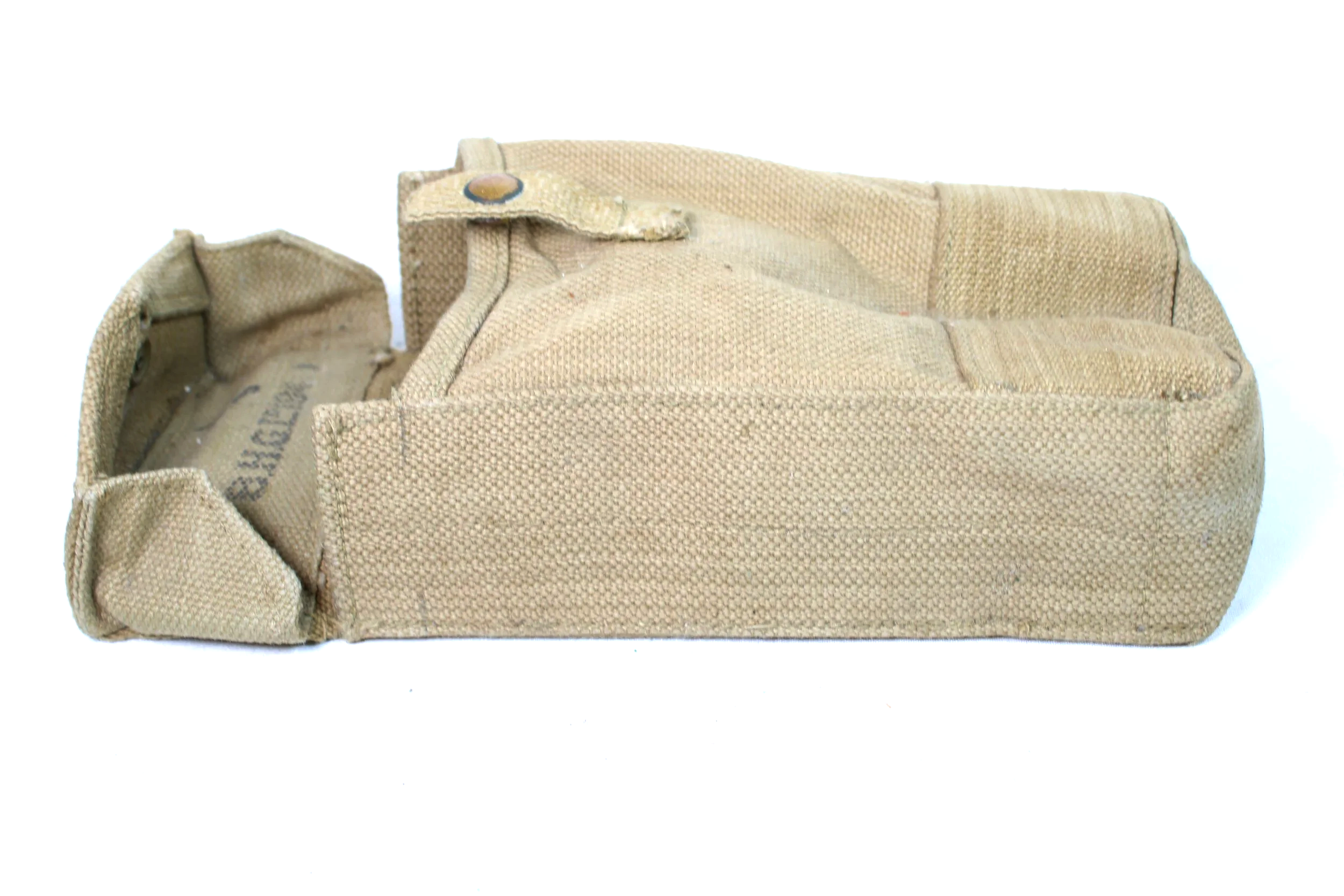 WW2 British Army Pattern 37 Webbing Basic Pouch 1941 Dated