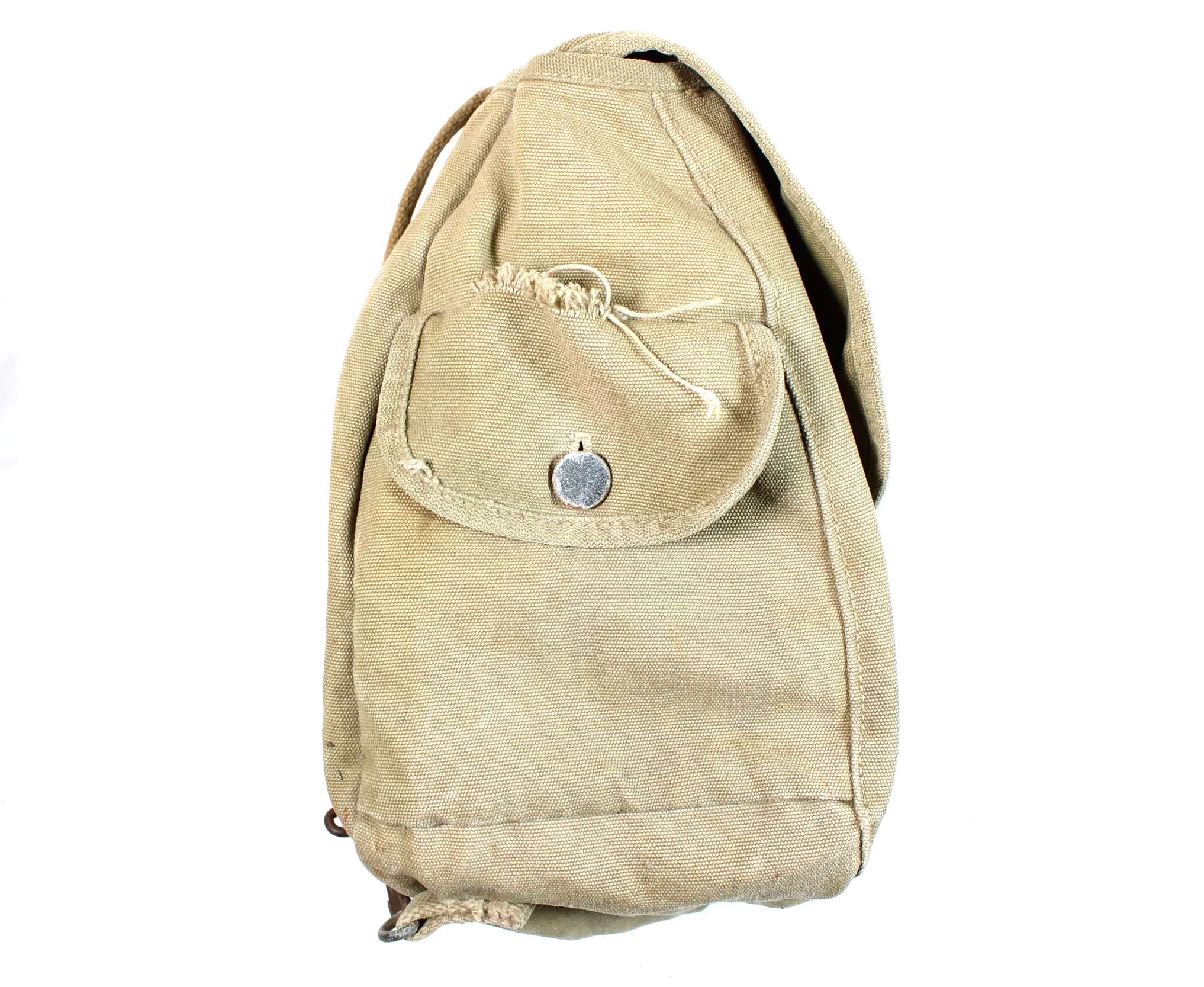 WWII US Military Kadin M1936 Musette Canvas Field Bag Dated 1942