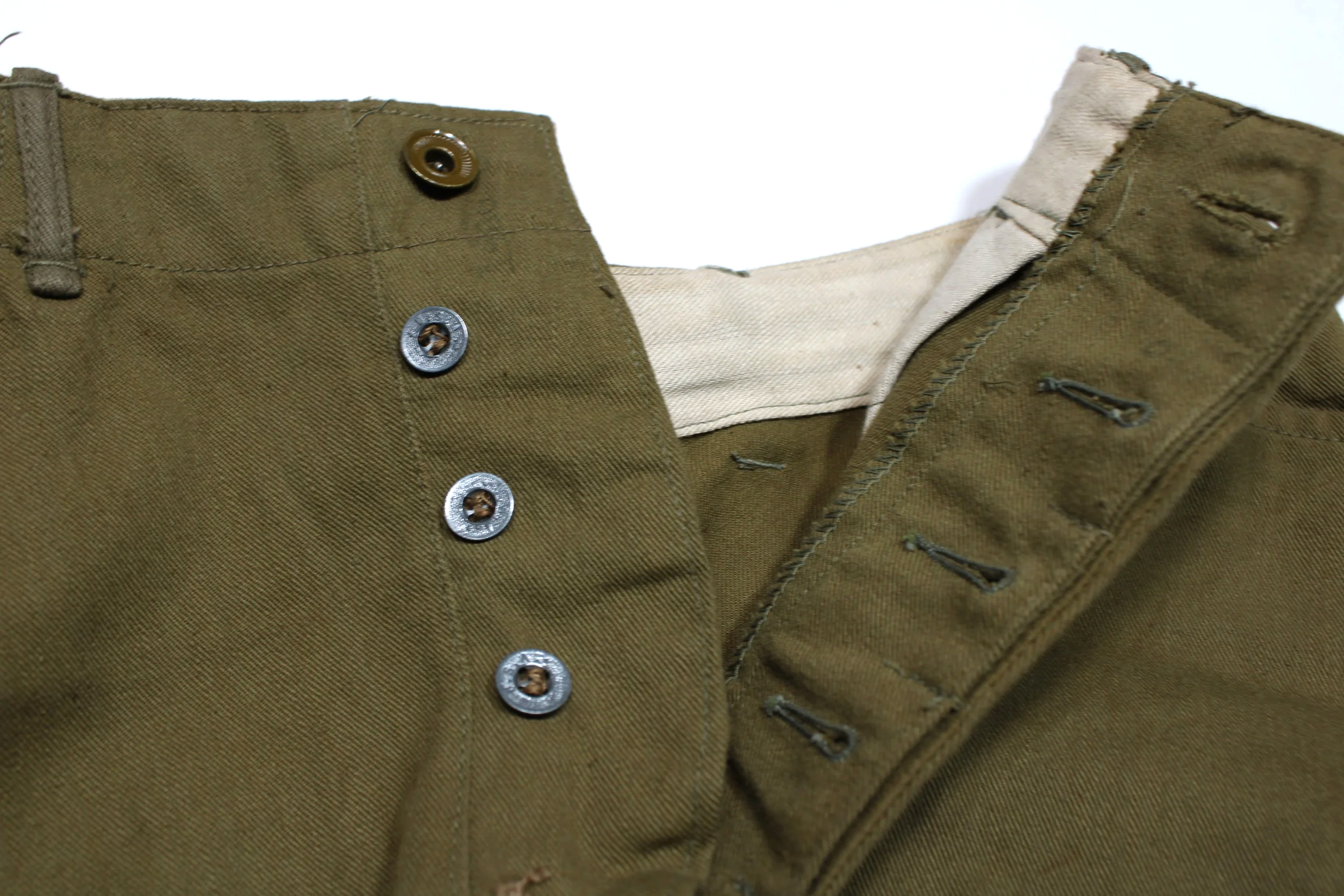 Original WWI US M1817 Canvas Breeches