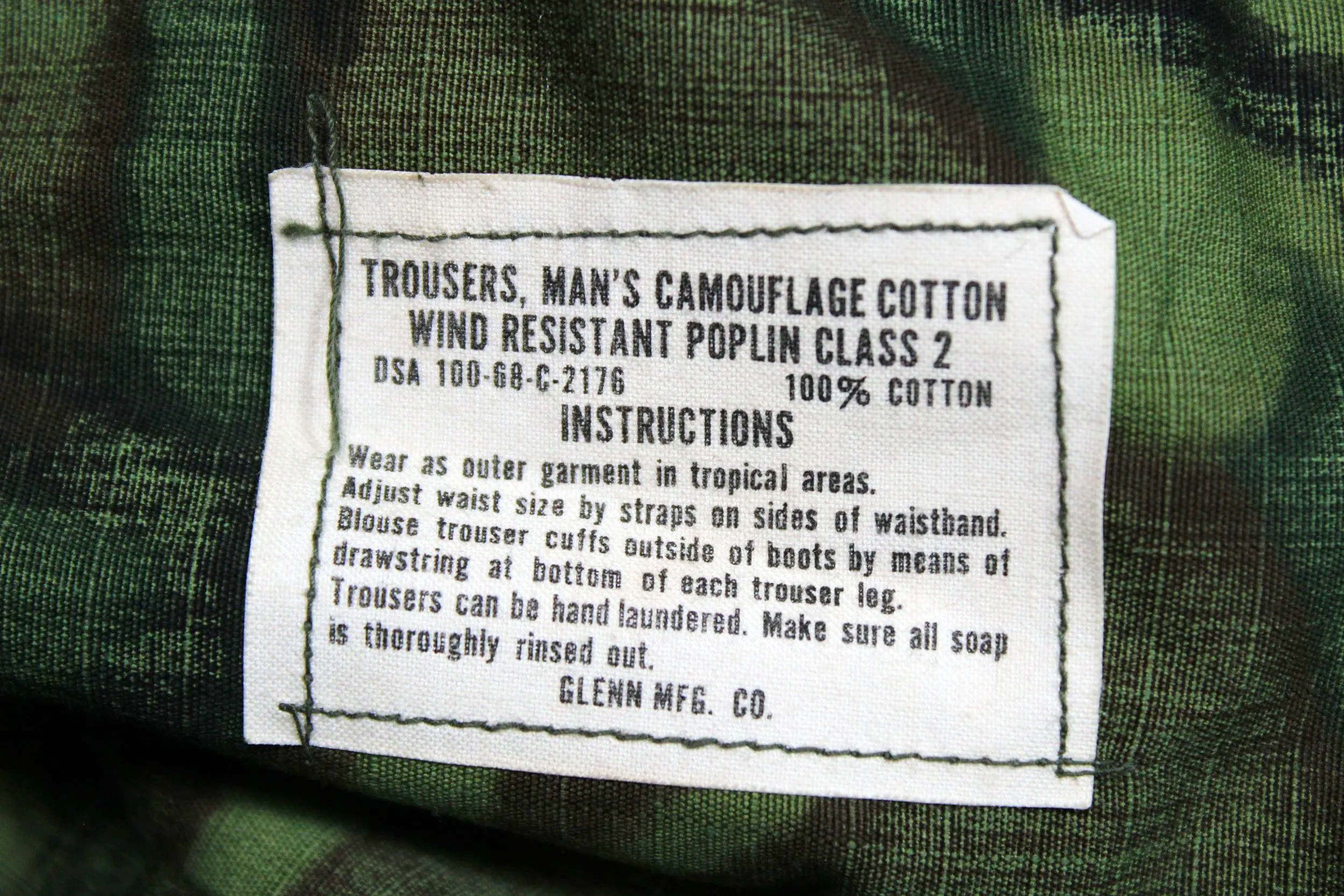 Ripstop ERDL 1968 Jungle Fatigue Vietnam war Pants Medium Regular Nearly Mint