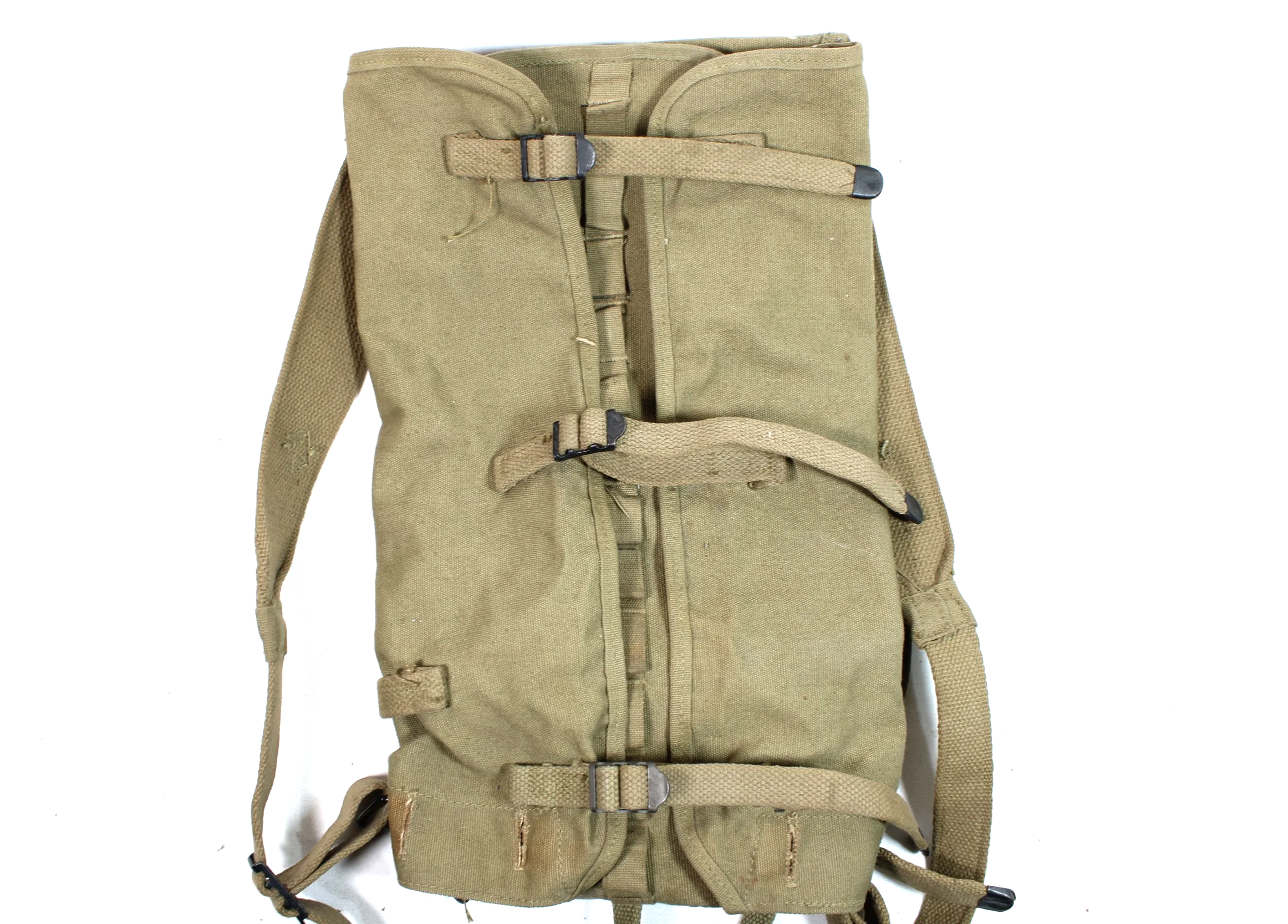 WWII US (Named) M1928 Haversack / Combat FIELD PACK Backpack 1942 dated