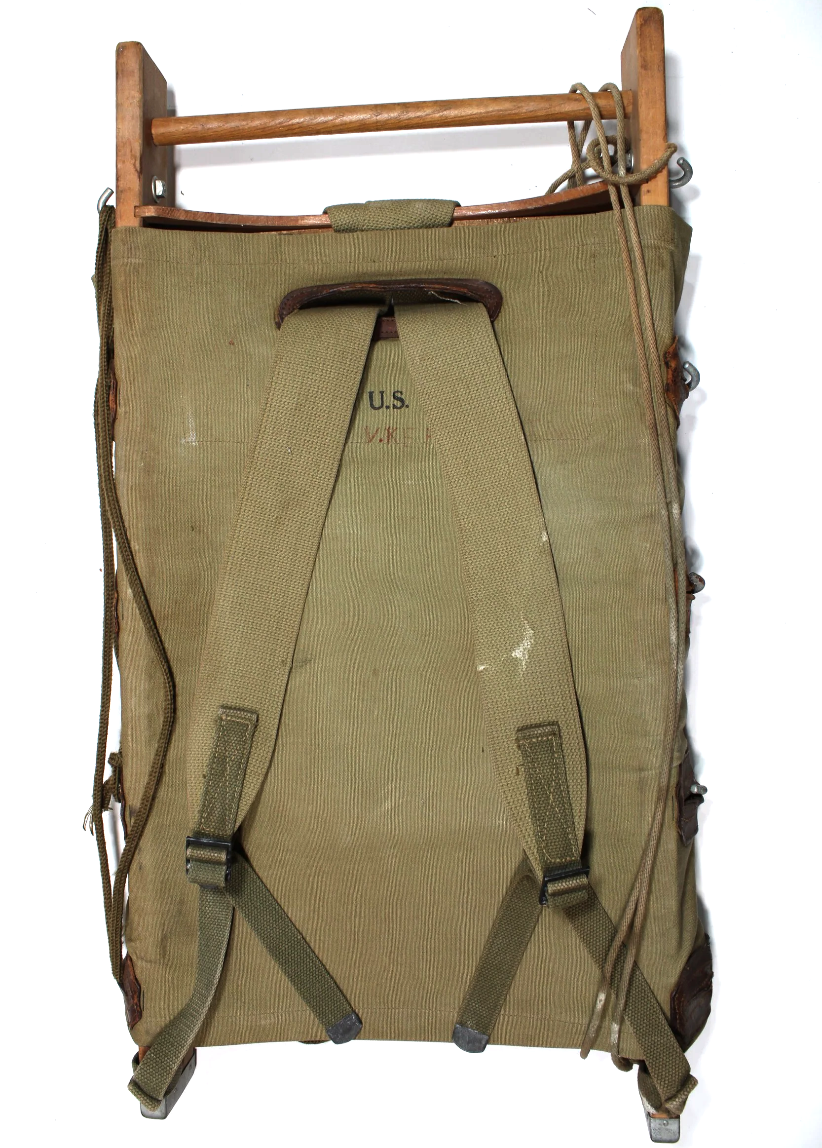 WWII US Army Named Yukon Packboard made by Boyt and dated 1943