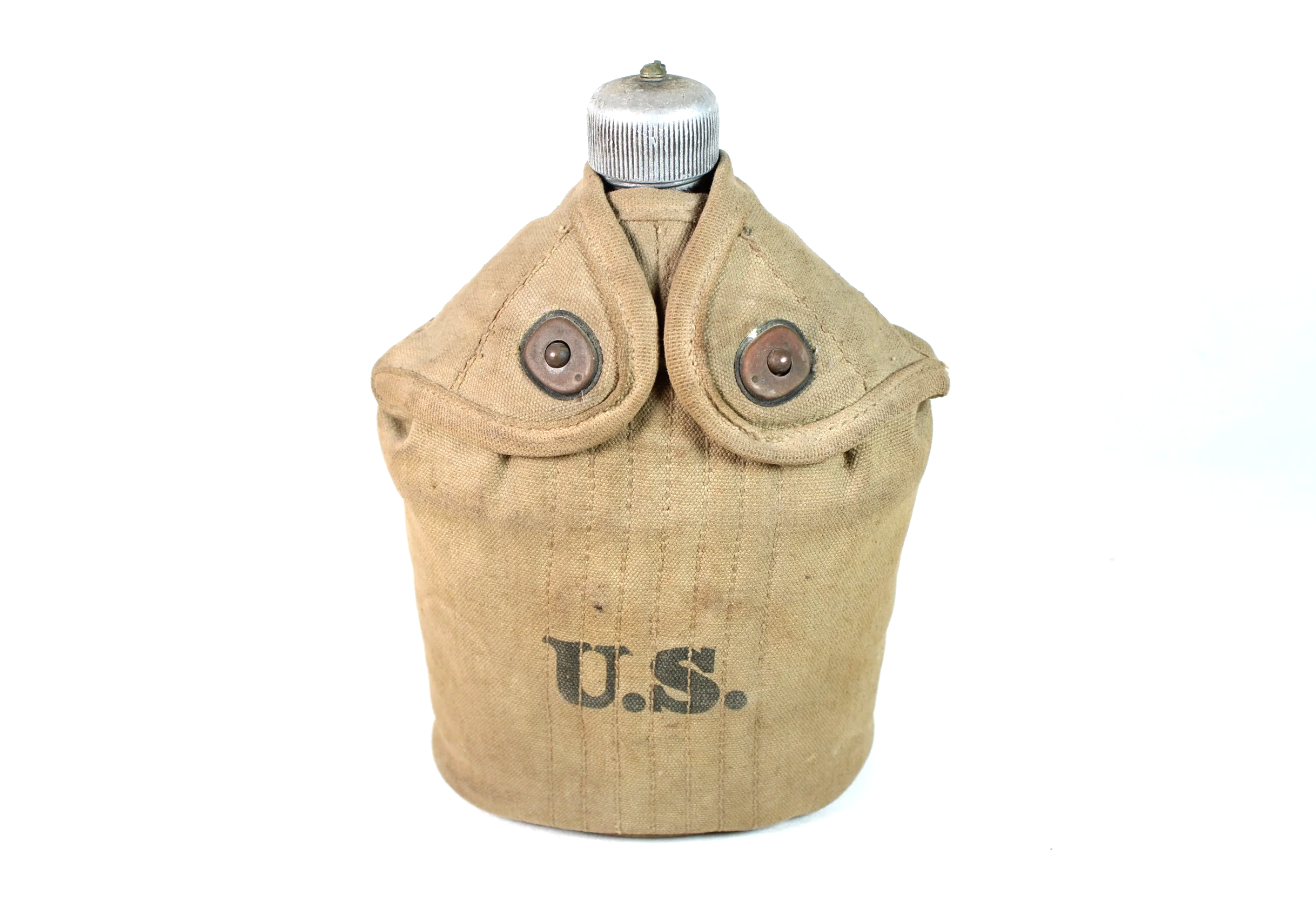 WW1 US 1918 Canteen Set Named and Unit Marked