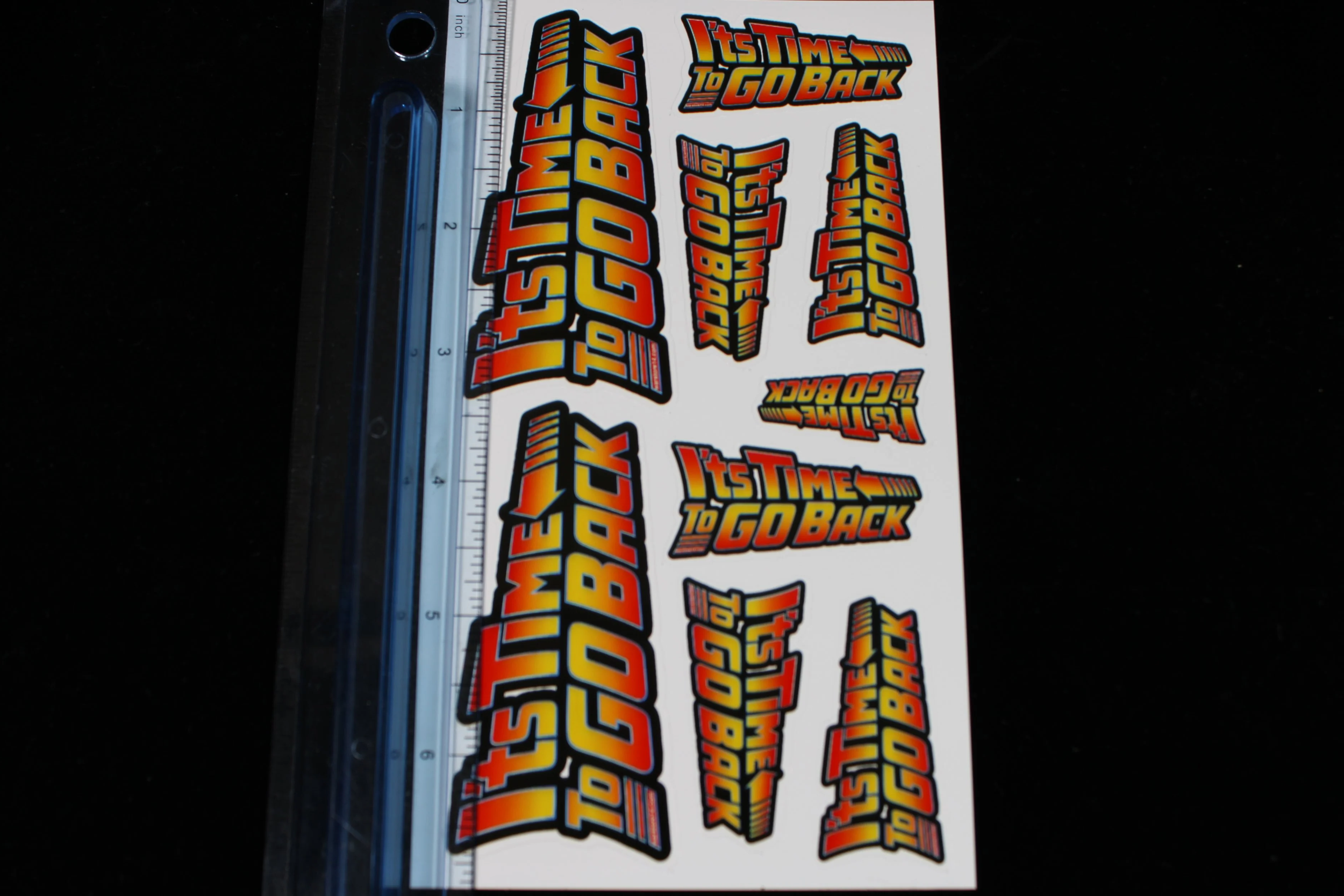 It's Time To Go Back Sticker Sheet