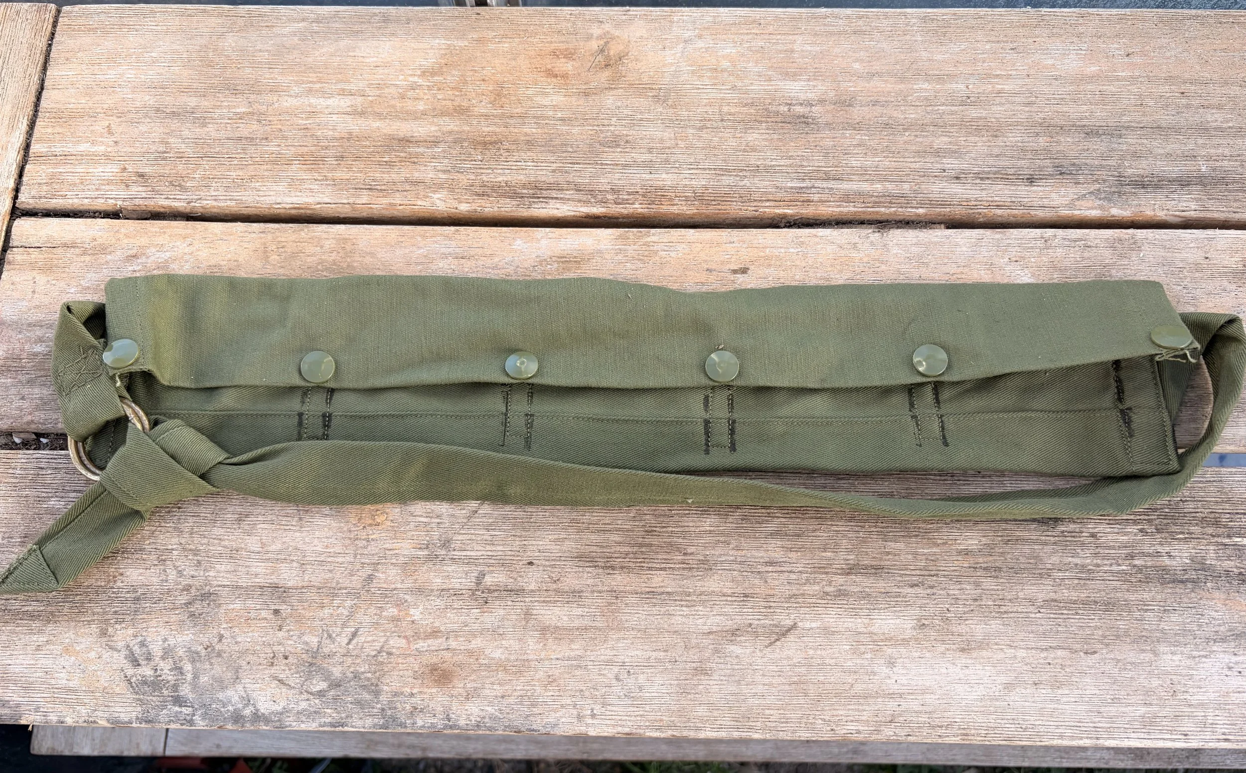 Vietnam War Australian Military Bandoleer Green 7.62mm Ammo MK1 1967