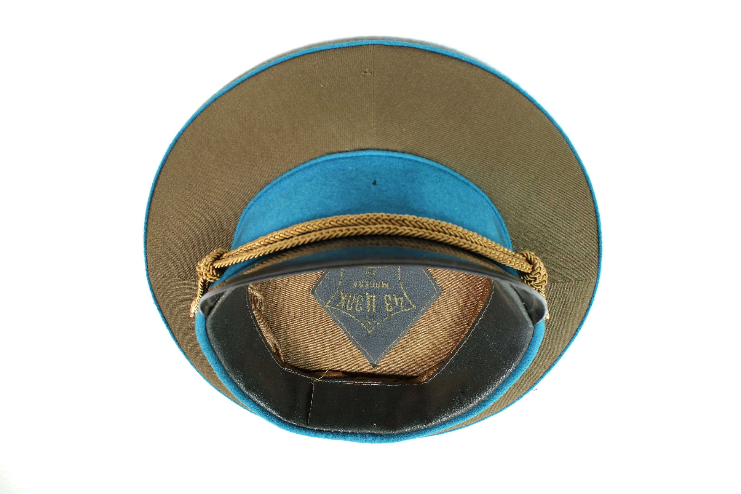Cold War Soviet USSR Air Force Officer Visor Cap Hat Size 56